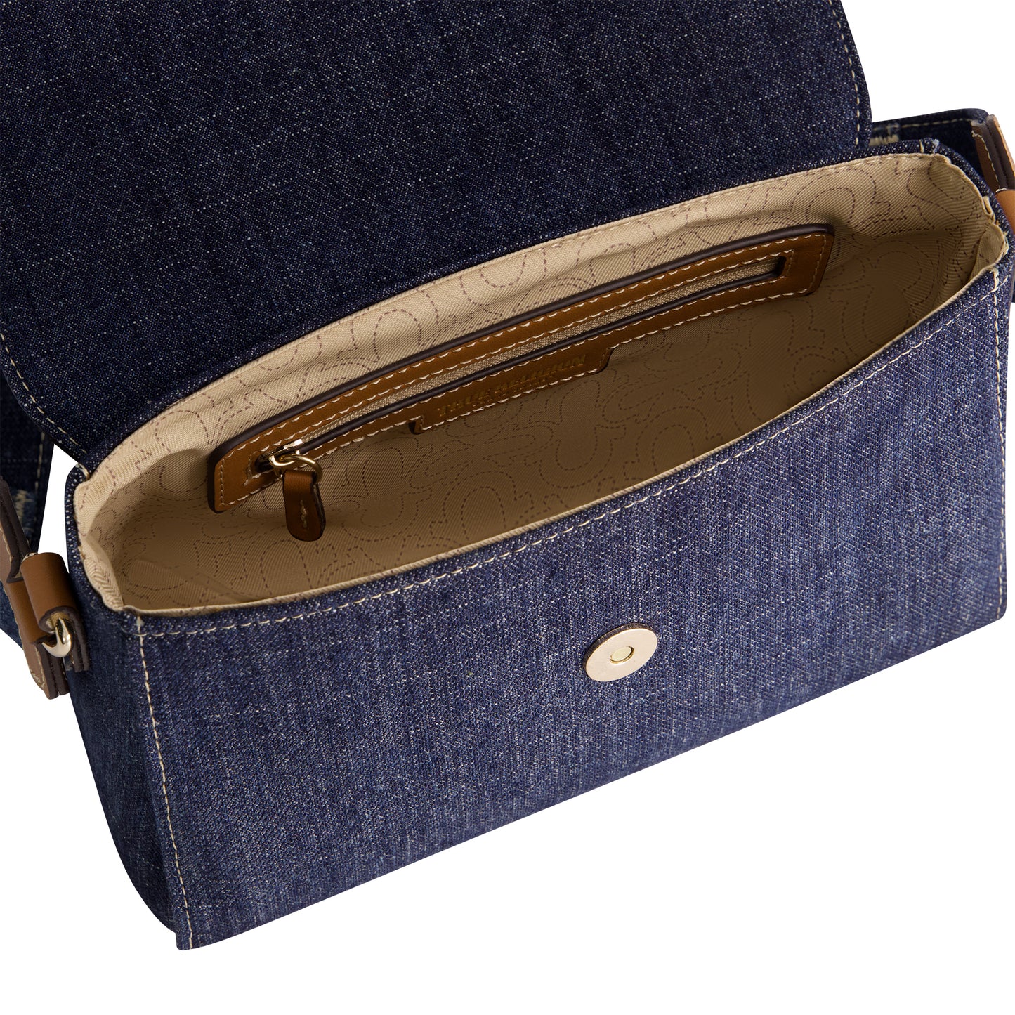 True Religion Mini Denim Satchel, Denim