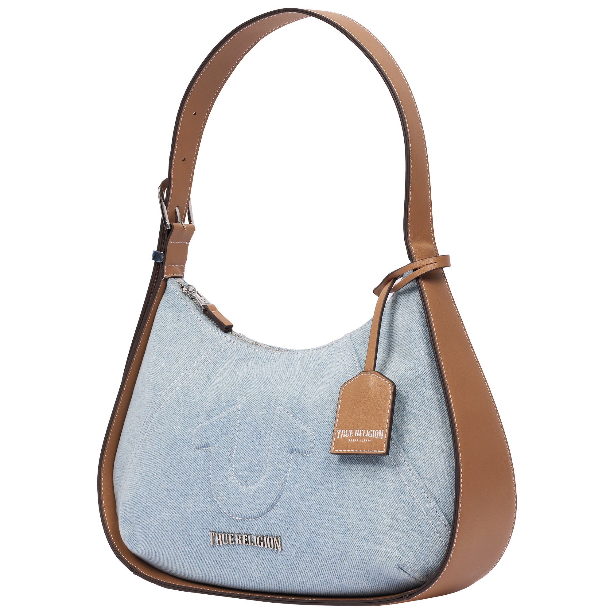 True Religion Denim Raised Horseshoe Hobo