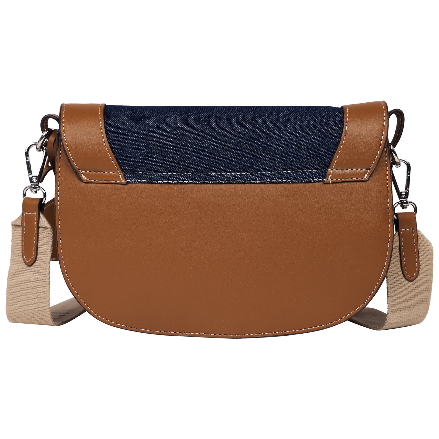 True Religion Denim Raised Horseshoe Crossbody Flap