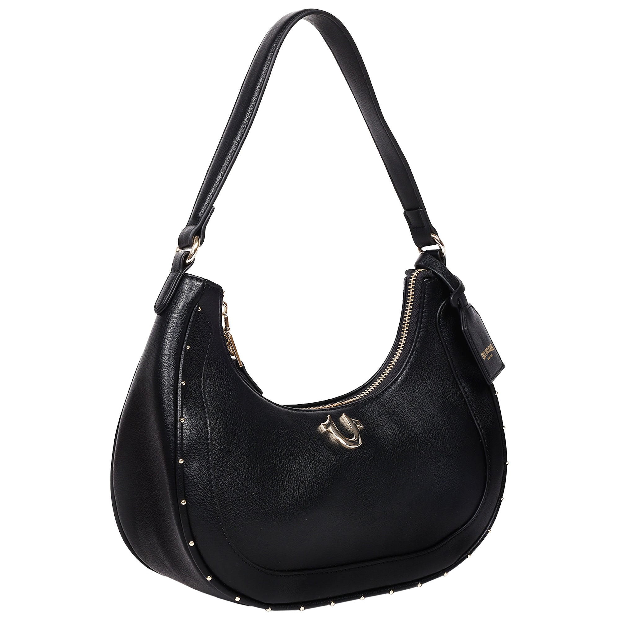 True Religion Zip Top Crescent Hobo Bag