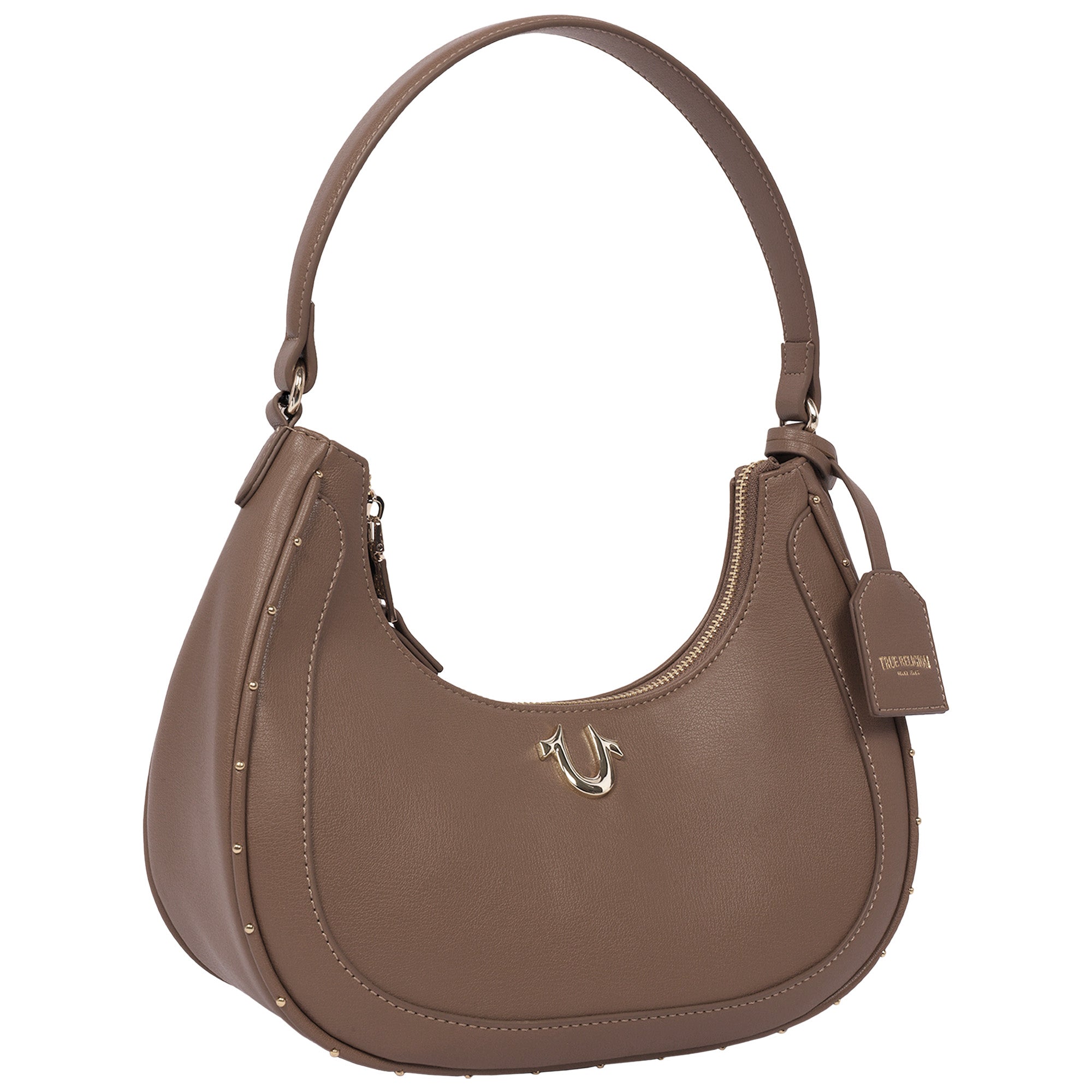 True Religion Zip Top Crescent Hobo Bag
