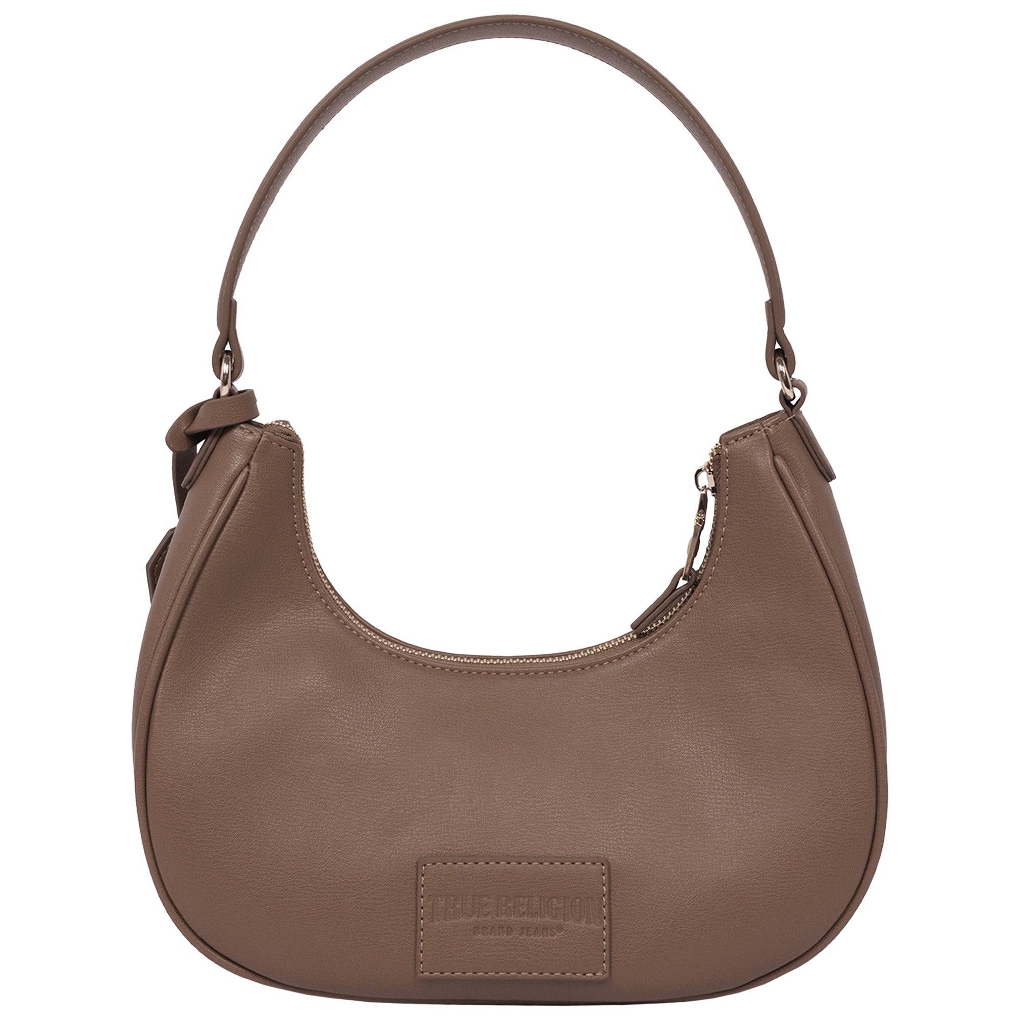 True Religion Zip Top Crescent Hobo Bag