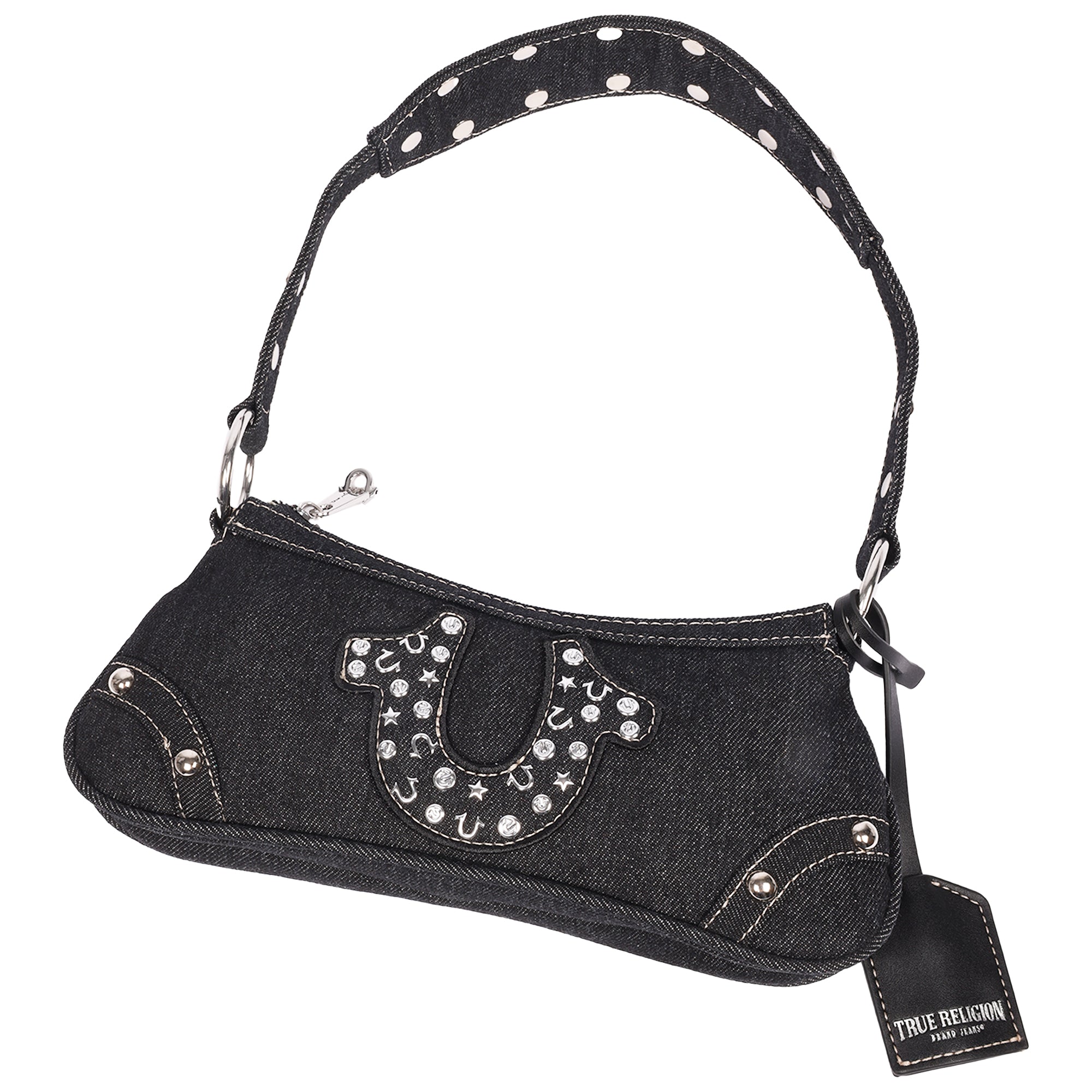 True Religion Horseshoe Denim shoulder bag