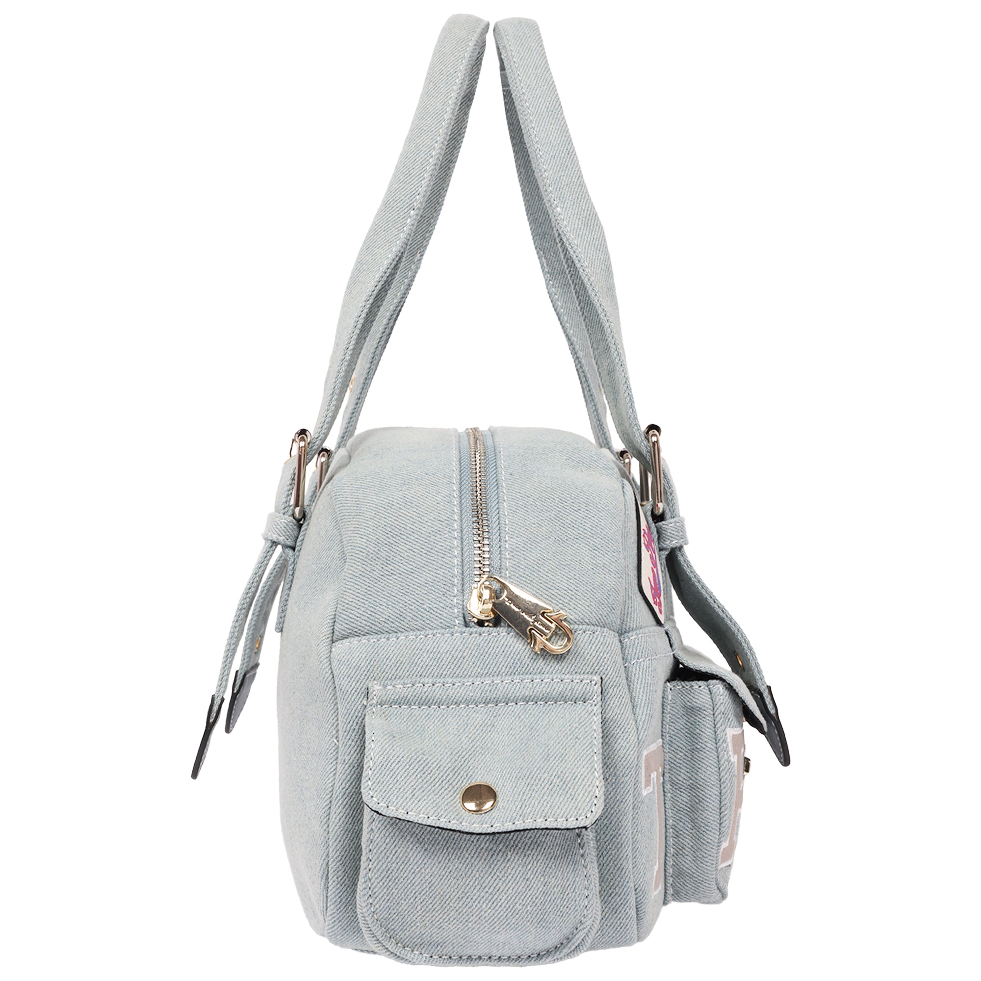 True Religion Multi-Patch Satchel