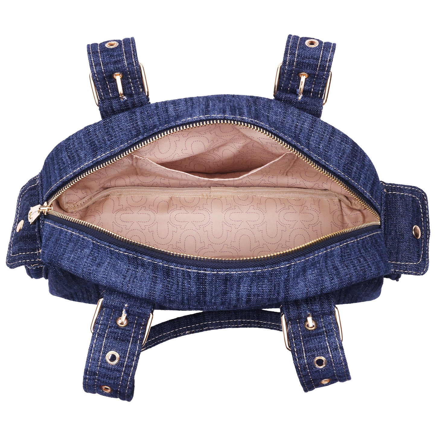 True Religion Multi-Patch Satchel