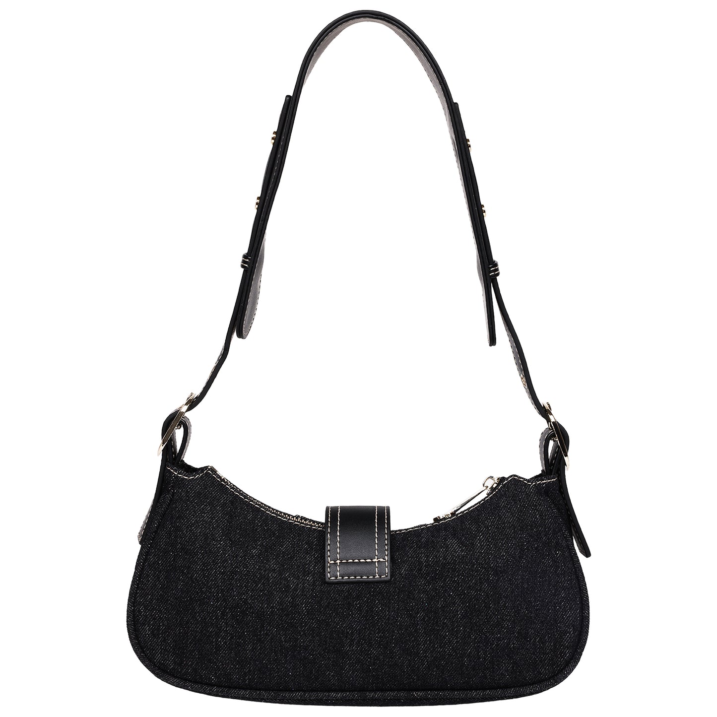 True Religion Multi-Strap Denim Shoulder Bag