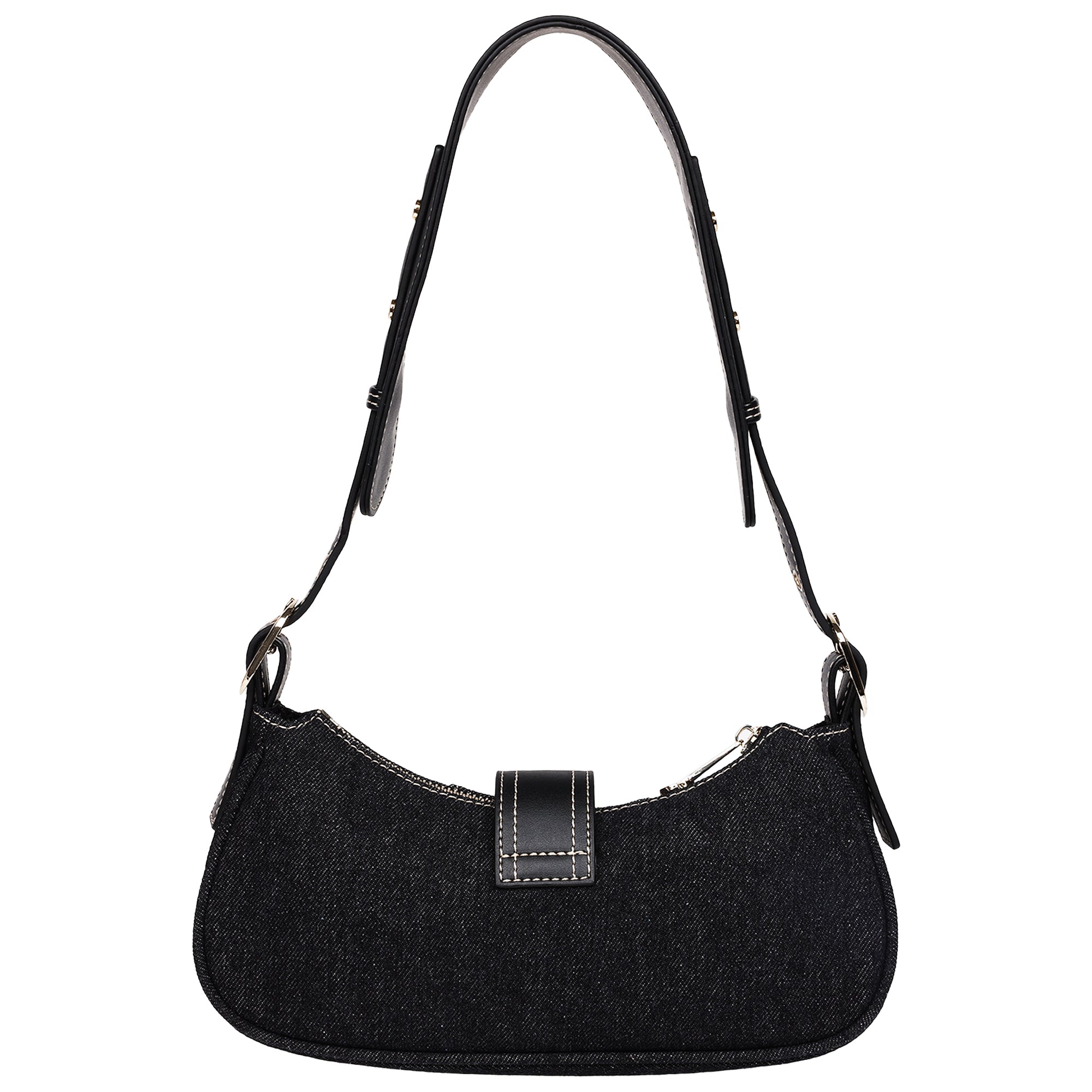 True Religion Multi-Strap Denim Shoulder Bag