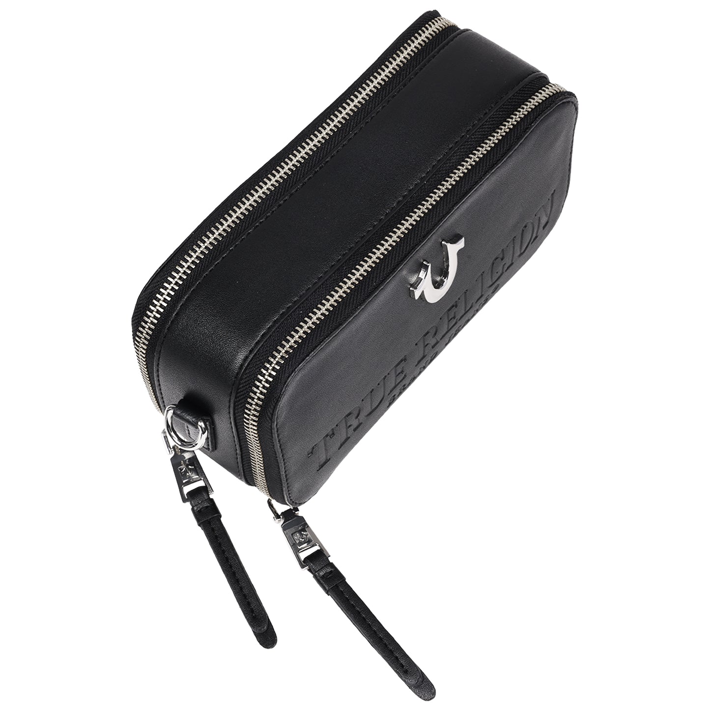 True Religion Double-Zip Horseshoe Camera Bag