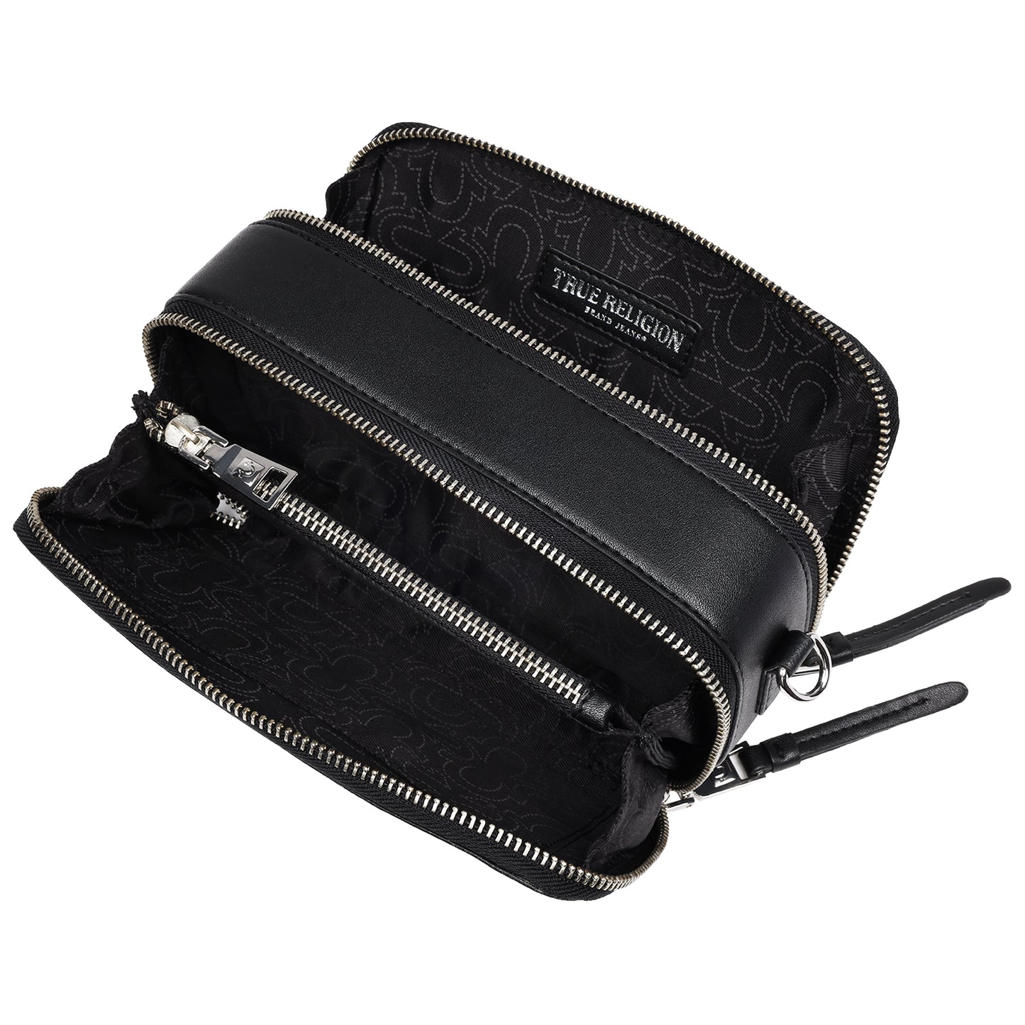 True Religion Double-Zip Horseshoe Camera Bag