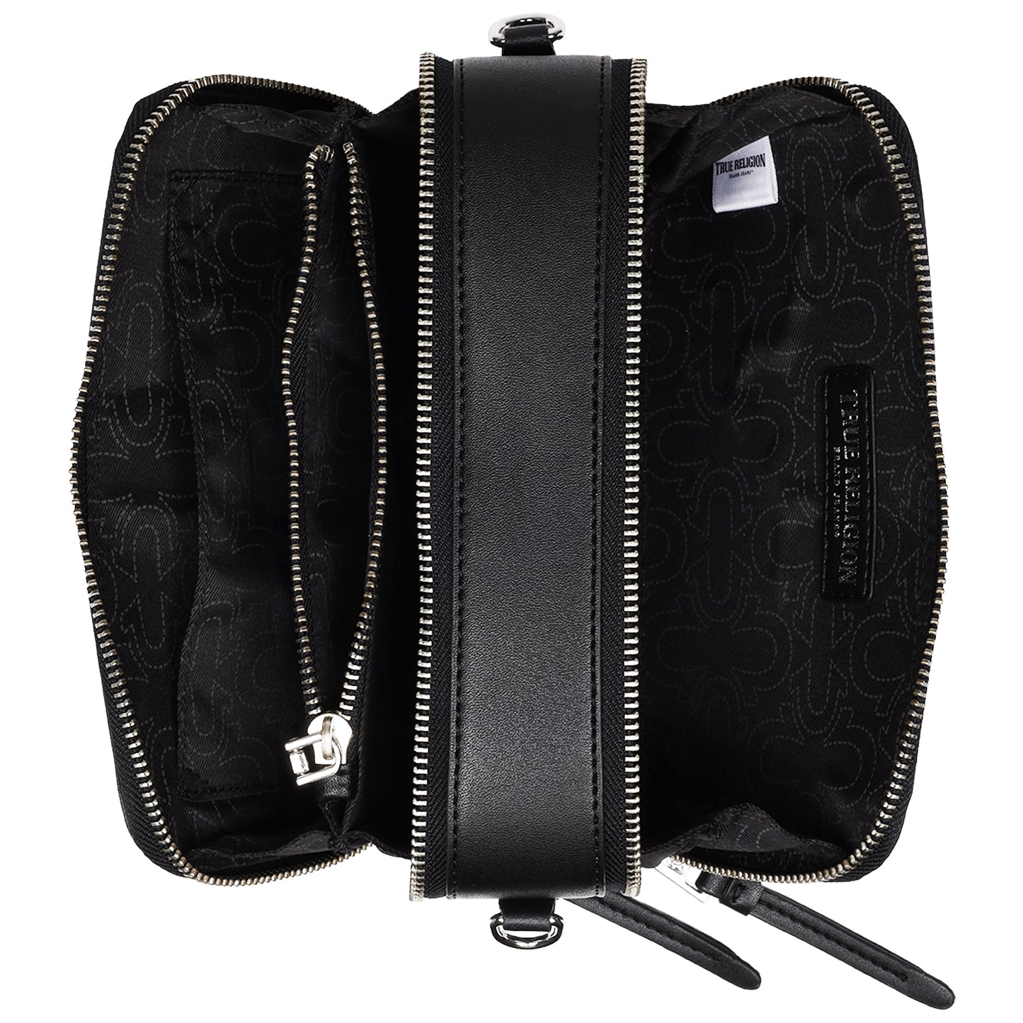 True Religion Double-Zip Horseshoe Camera Bag