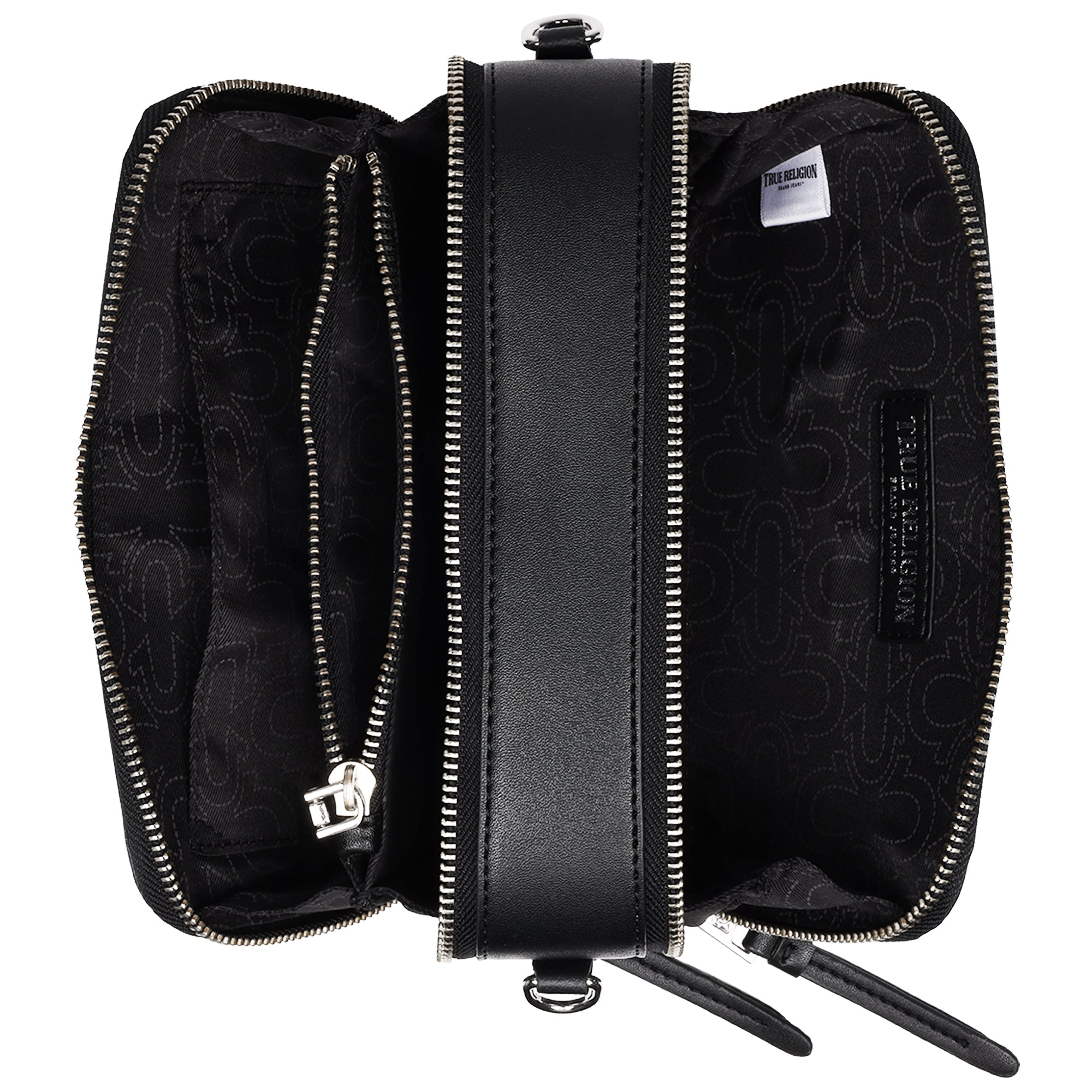 True Religion Double-Zip Horseshoe Camera Bag