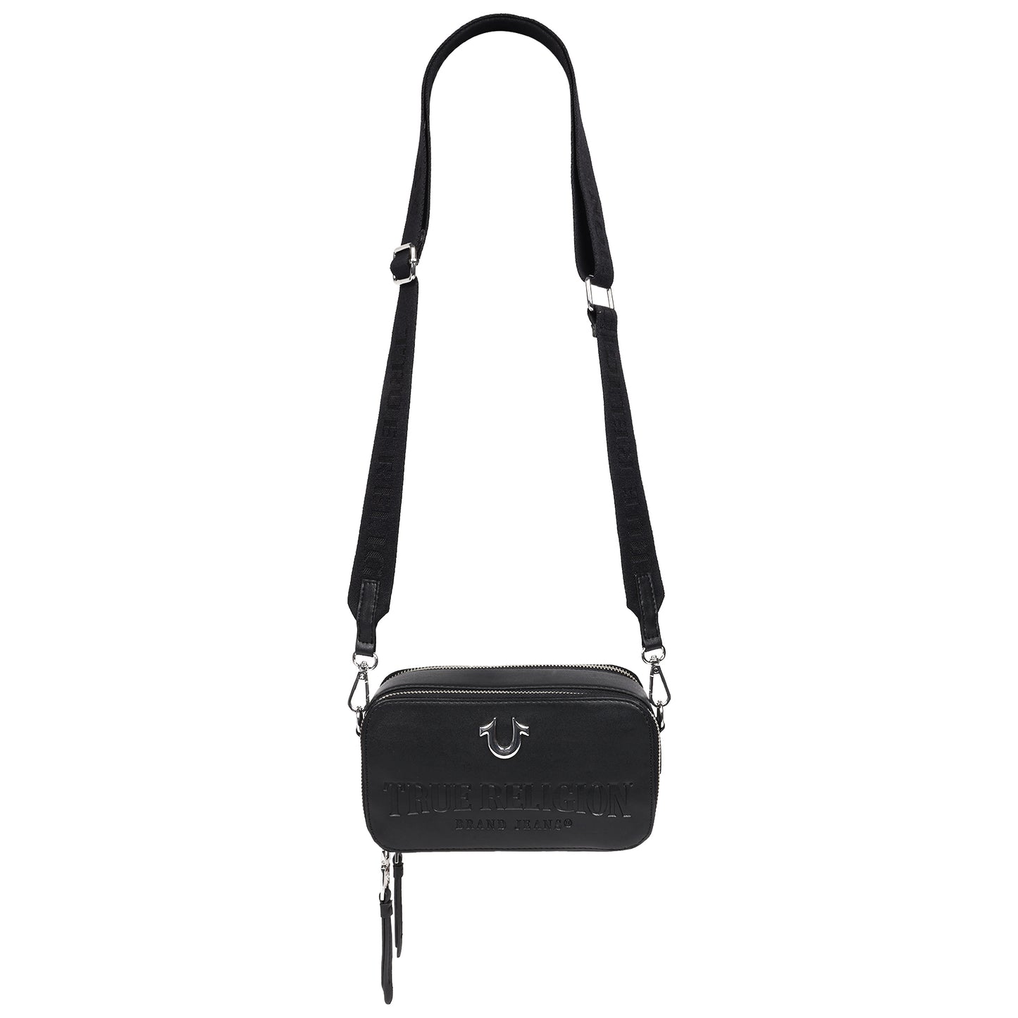 True Religion Double-Zip Horseshoe Camera Bag