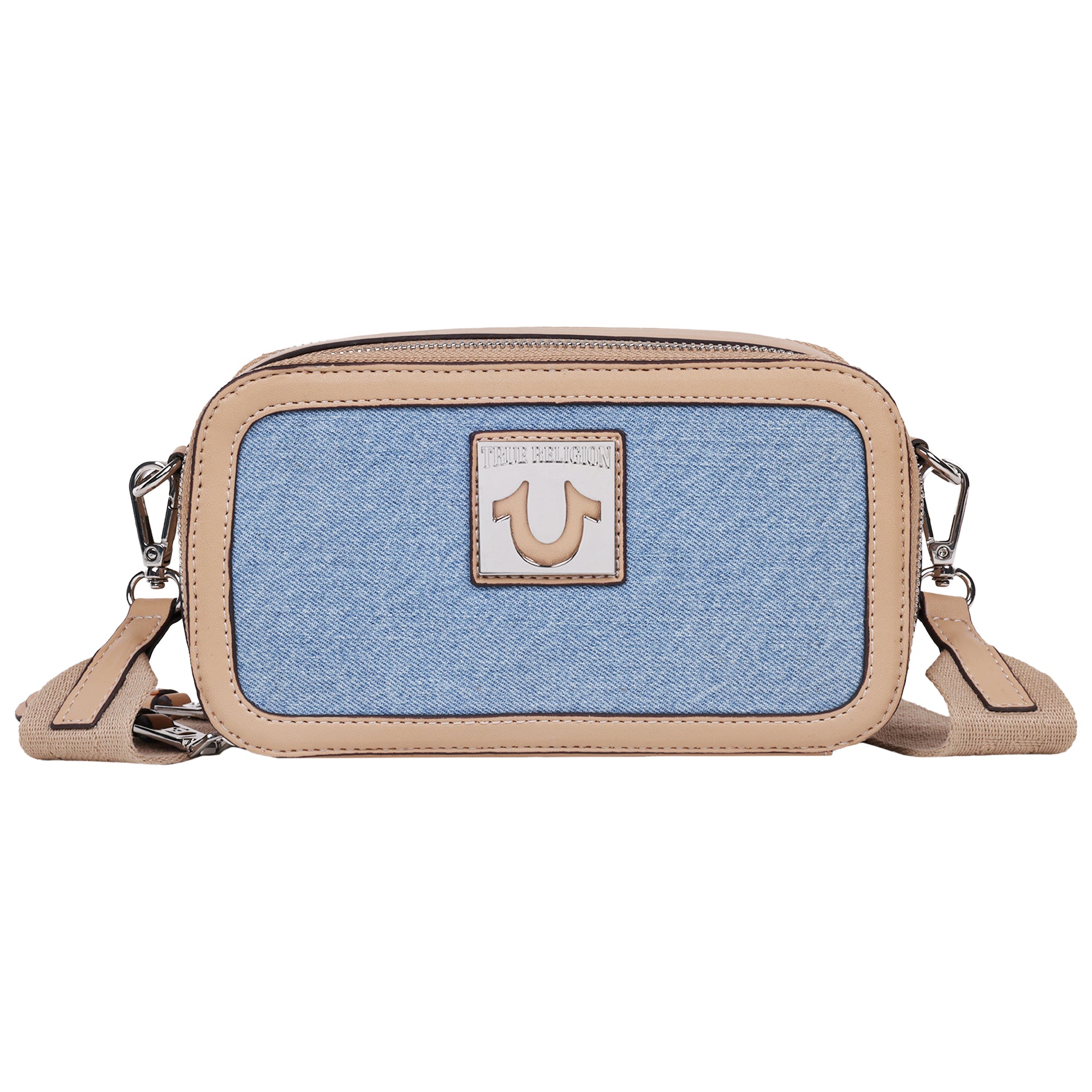 True Religion Horseshoe Plaque Crossbody Camera Bag