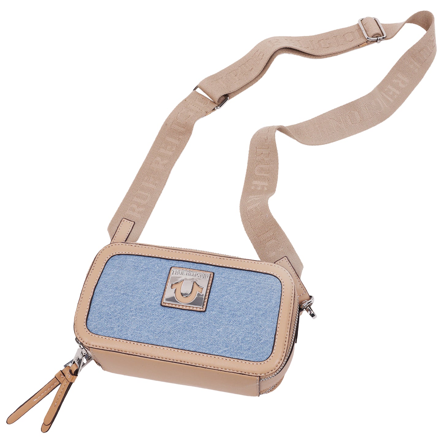 True Religion Horseshoe Plaque Crossbody Camera Bag