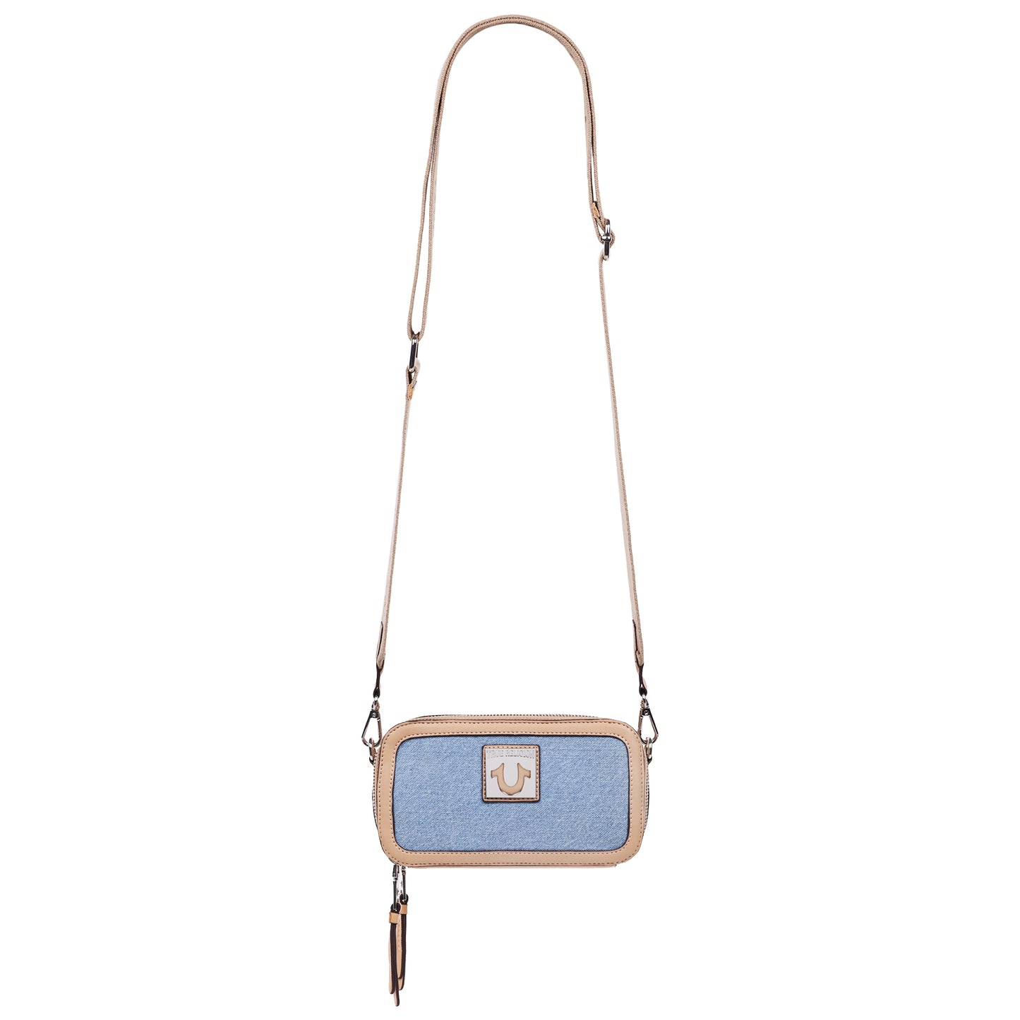 True Religion Horseshoe Plaque Crossbody Camera Bag