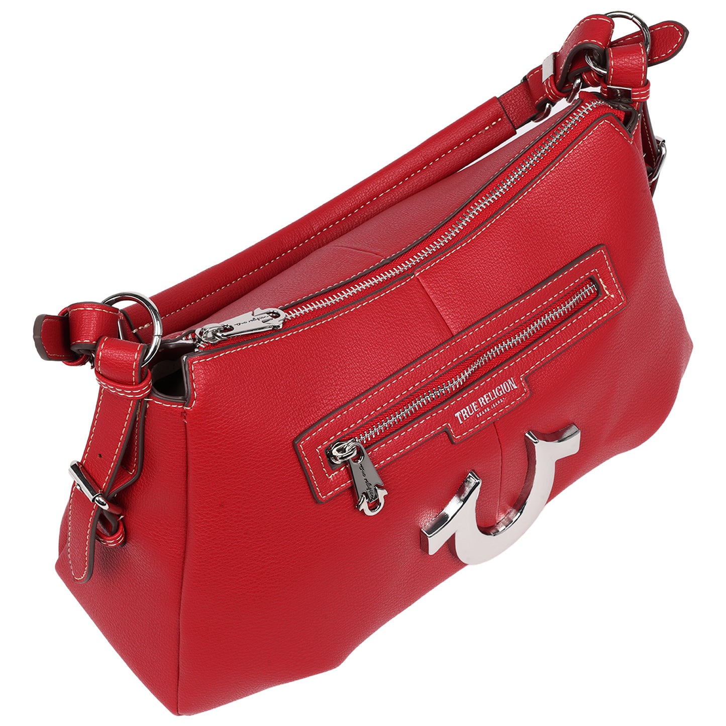 True Religion Zip Chain Soft Satchel