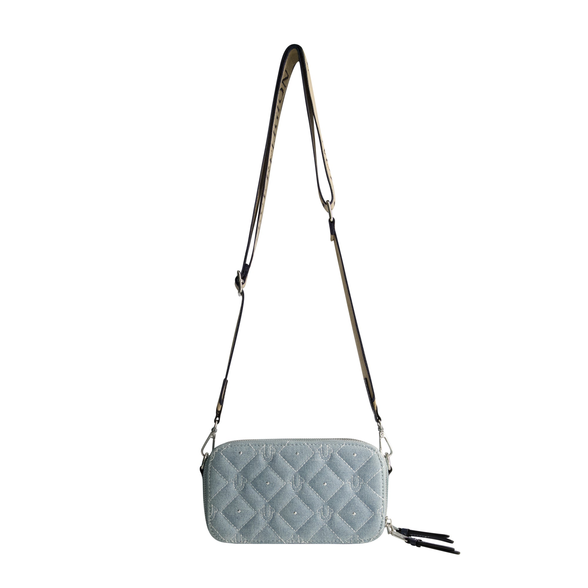 True Religion Studded Denim Camera Bag