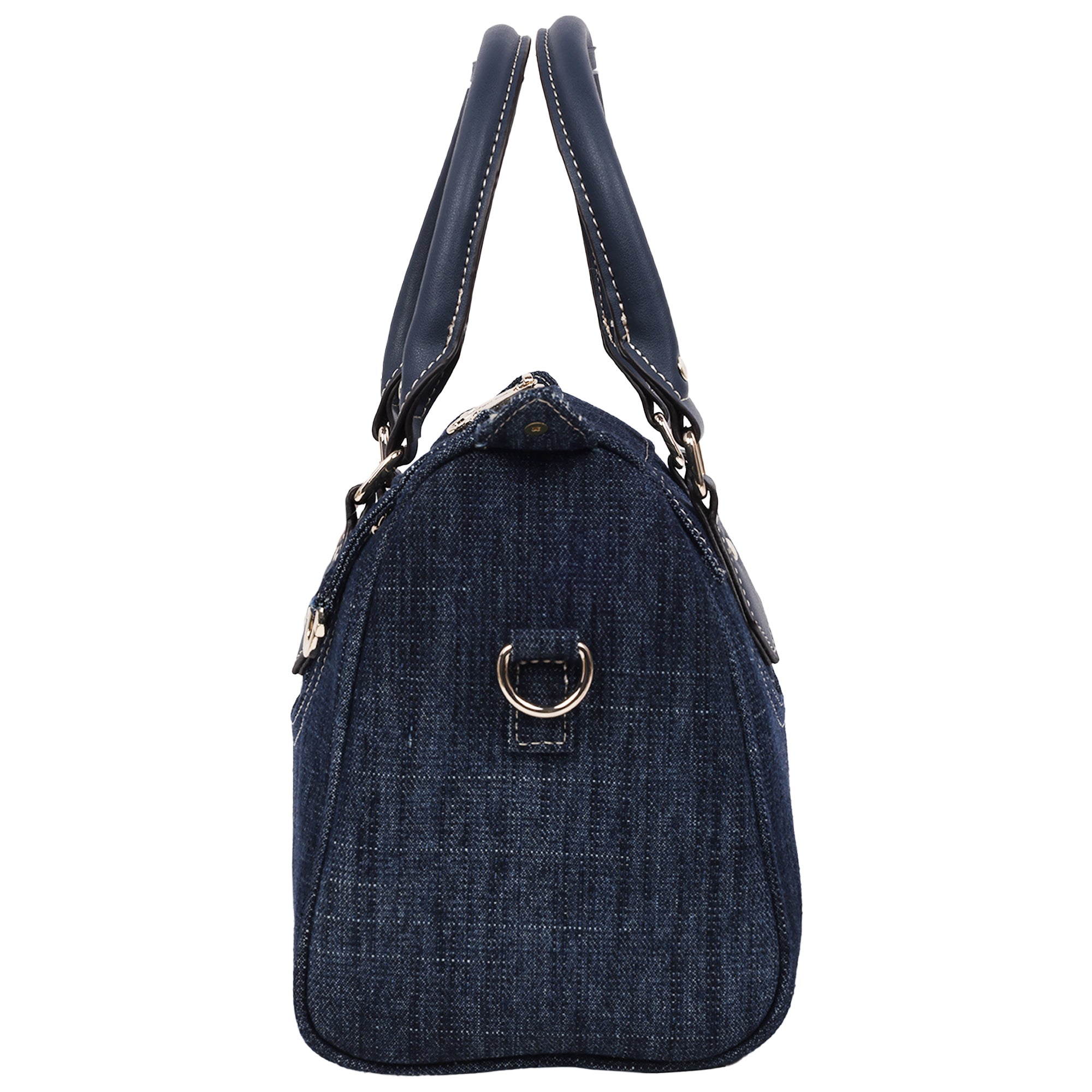 True Religion Denim Heritage Satchel with Top Handles & Crossbody Strap