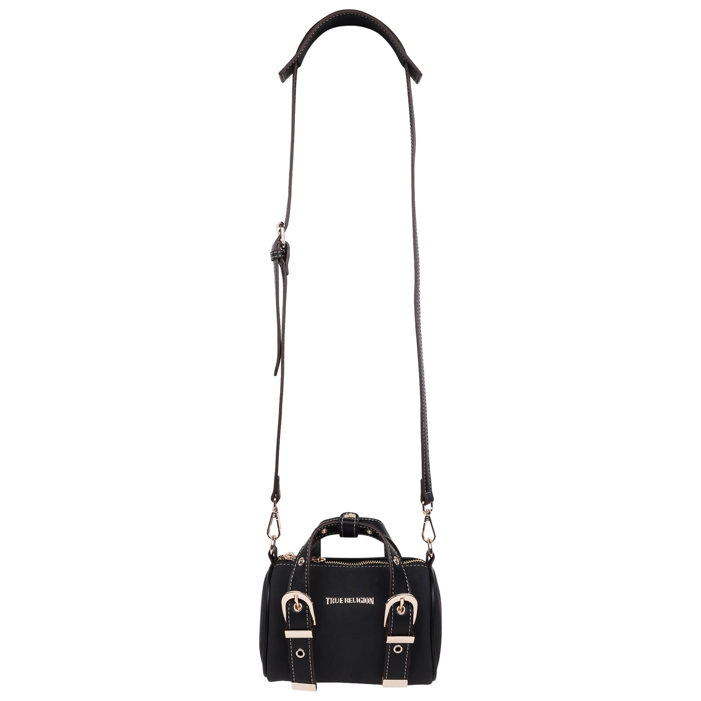 True Religion Metal Plaque Quilted Crossbody