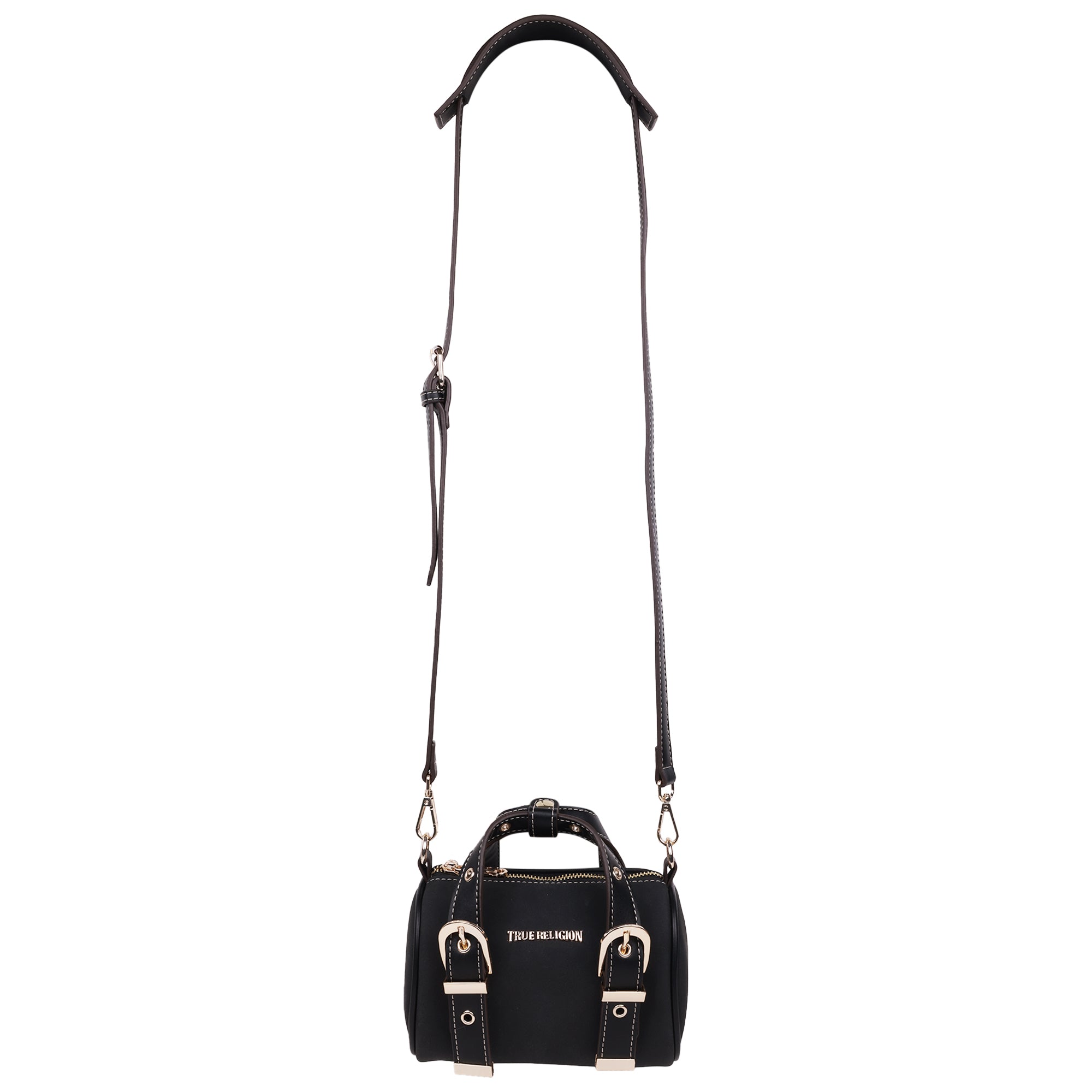 True Religion Metal Plaque Quilted Crossbody