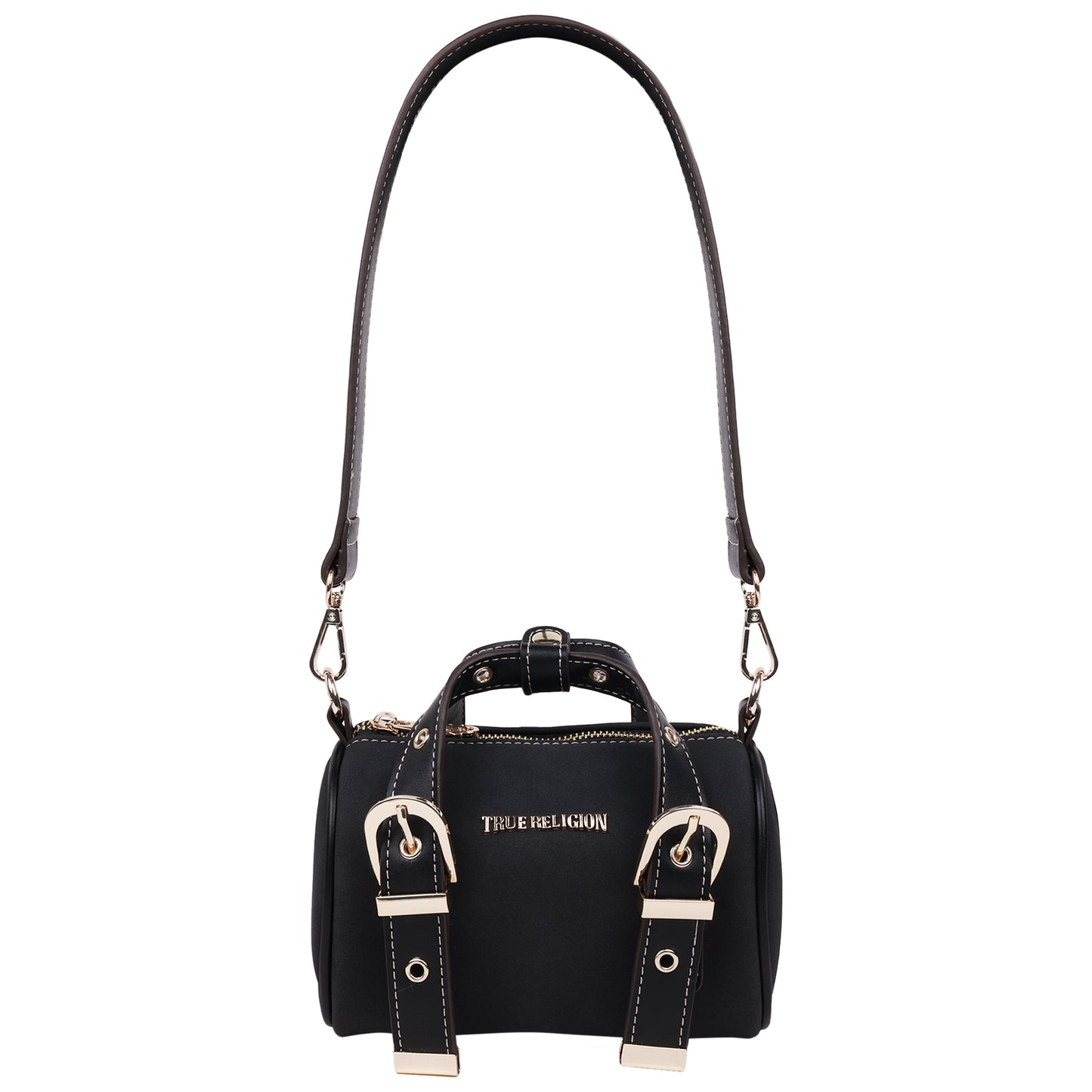 True Religion Metal Plaque Quilted Crossbody