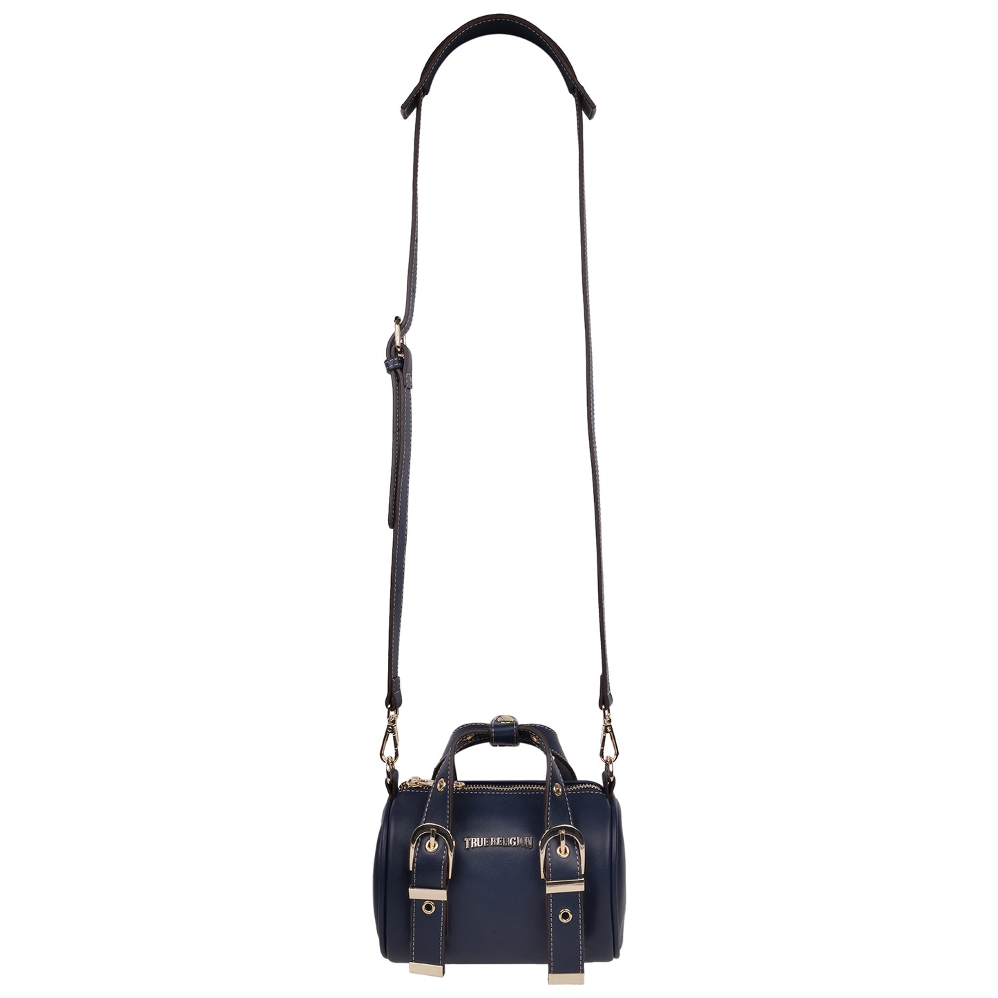 True Religion Metal Plaque Quilted Crossbody