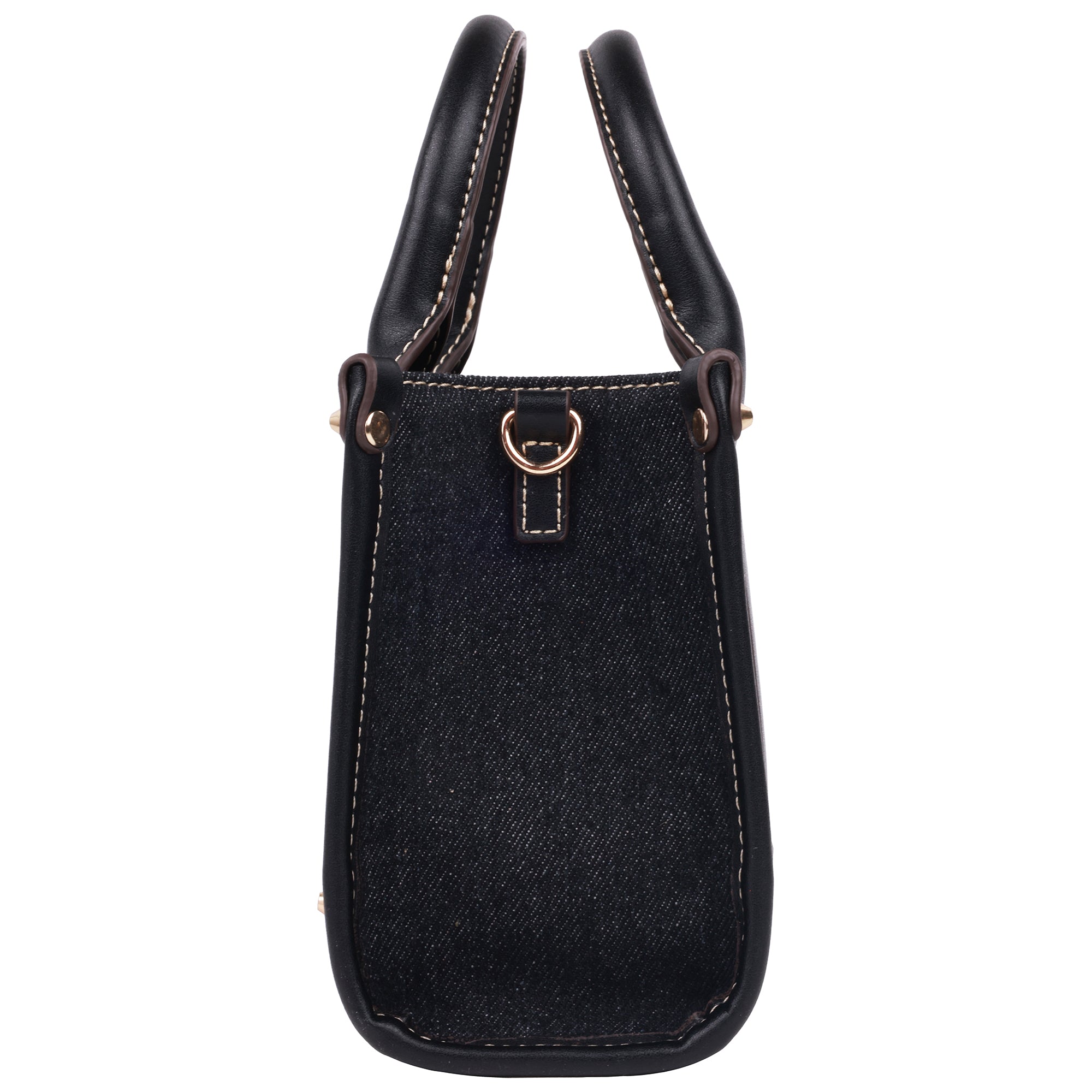 True Religion Denim Logo Strap Mini Tote