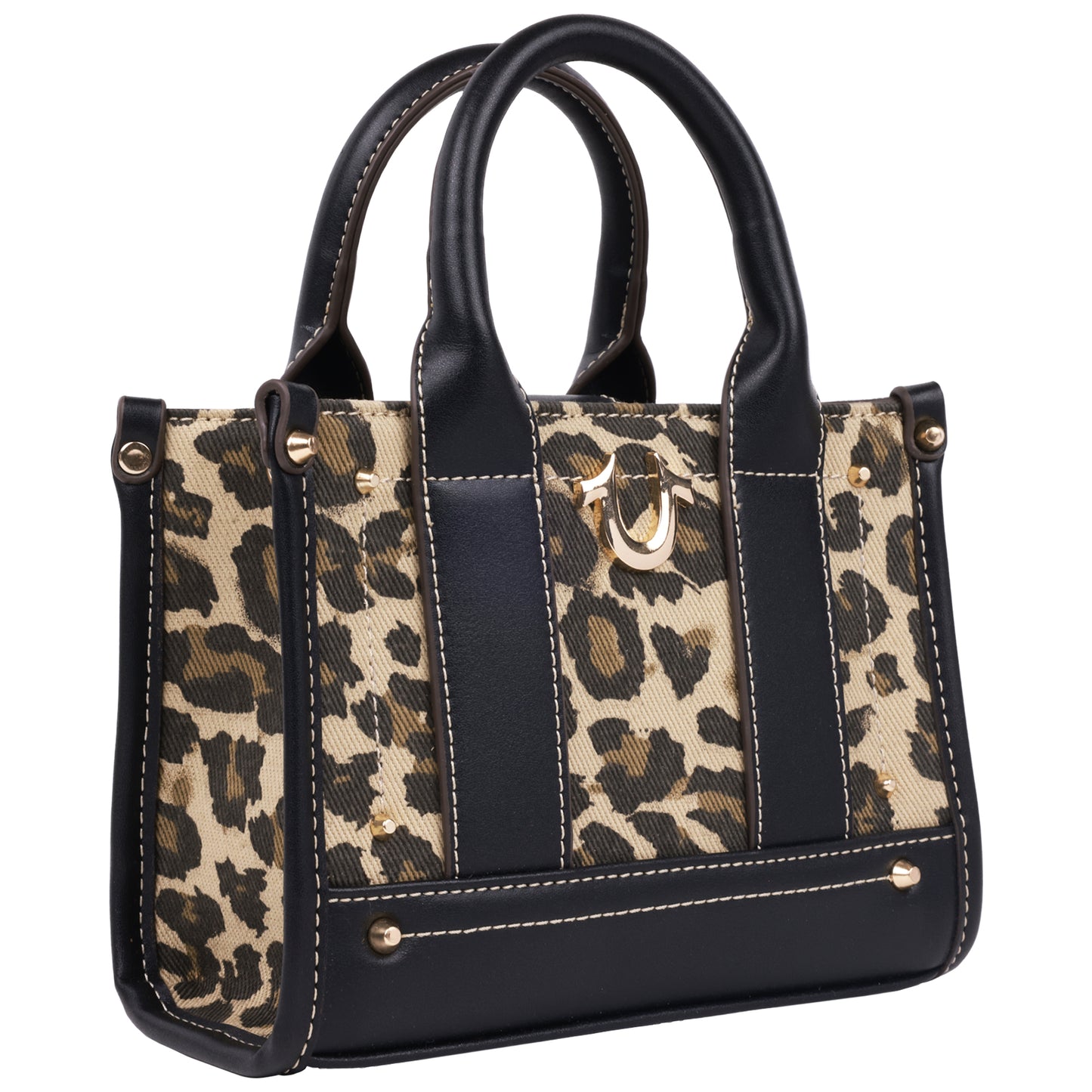 True Religion Leopard/PU Mini Tote