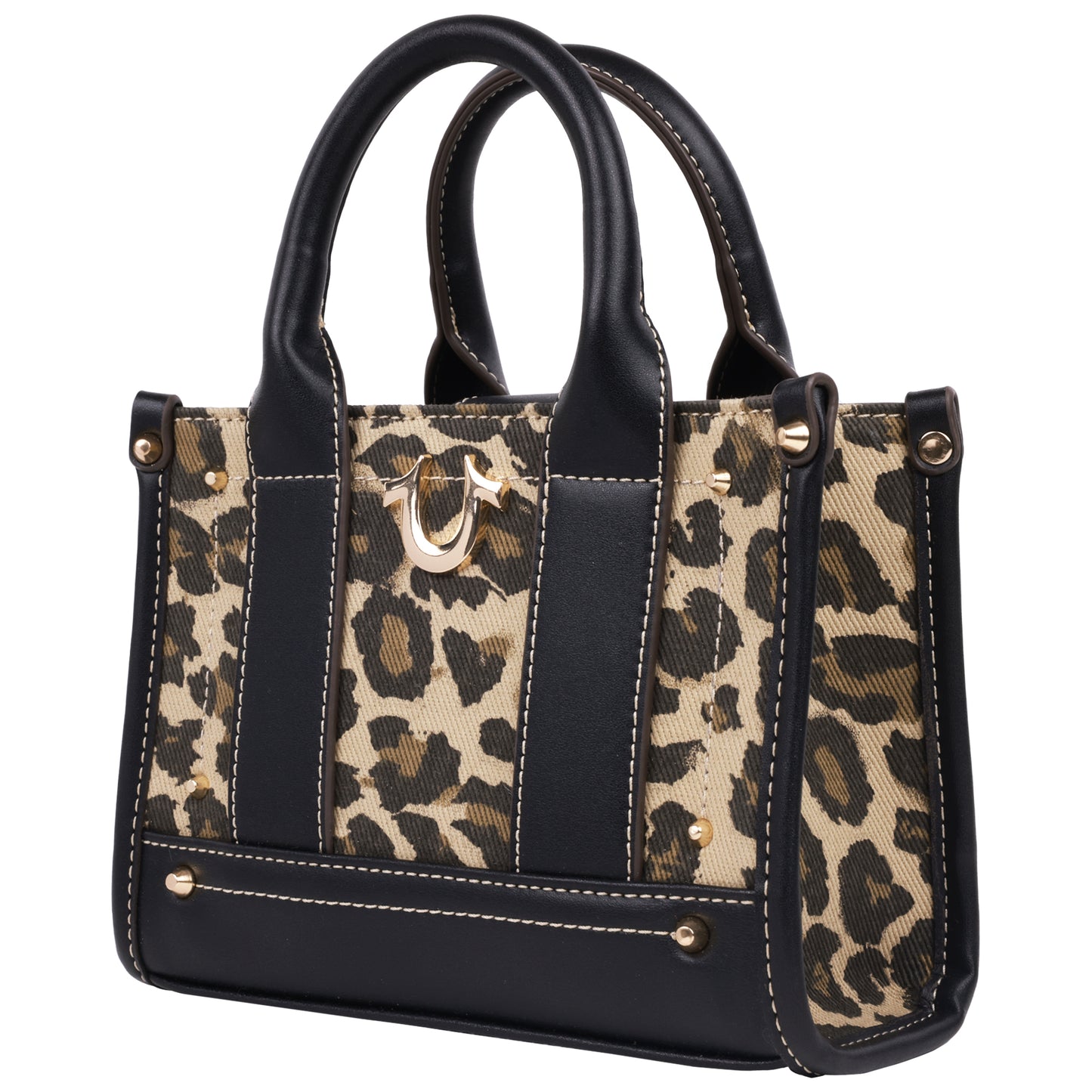 True Religion Leopard/PU Mini Tote