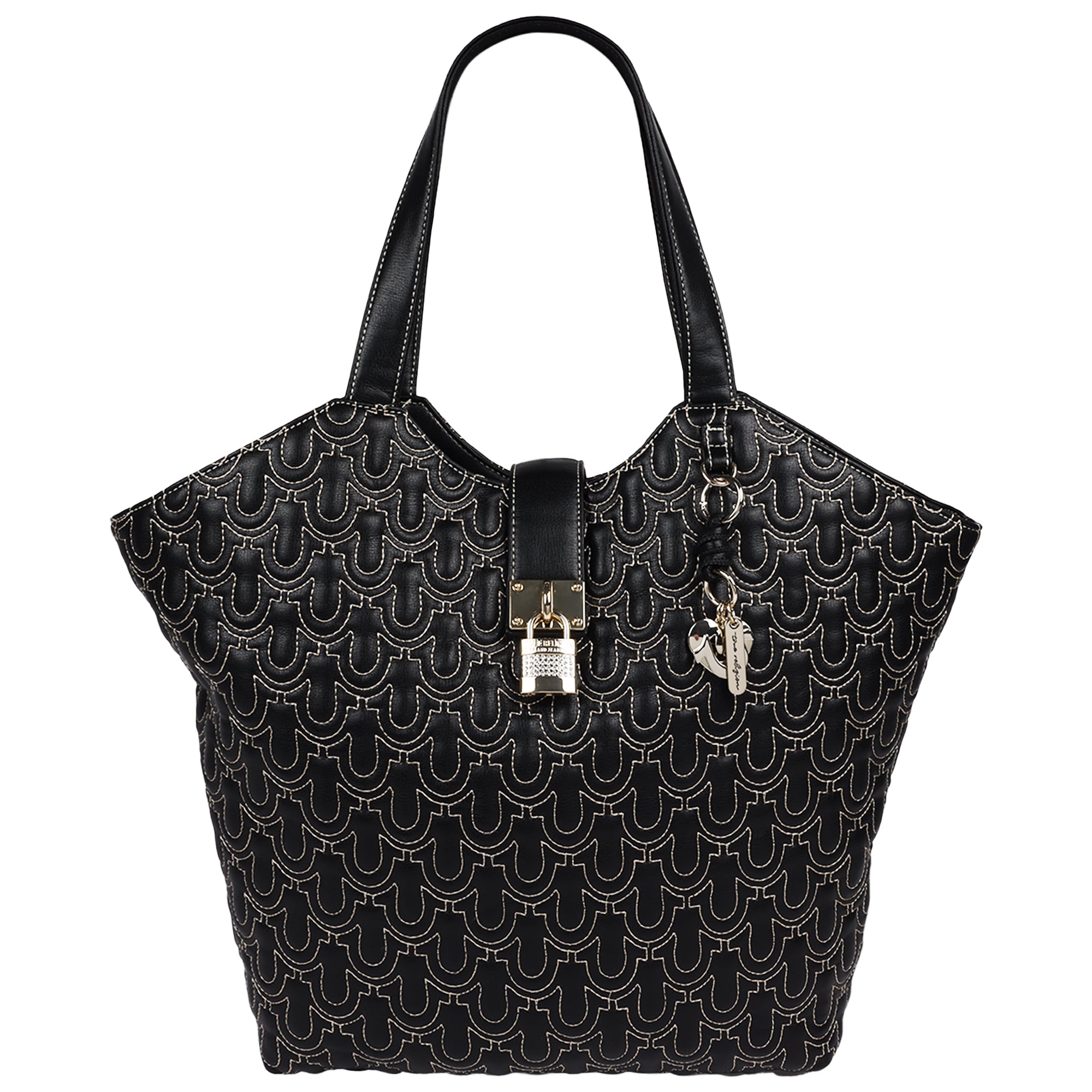 True Religion Horseshoe Quilt Charm Tote