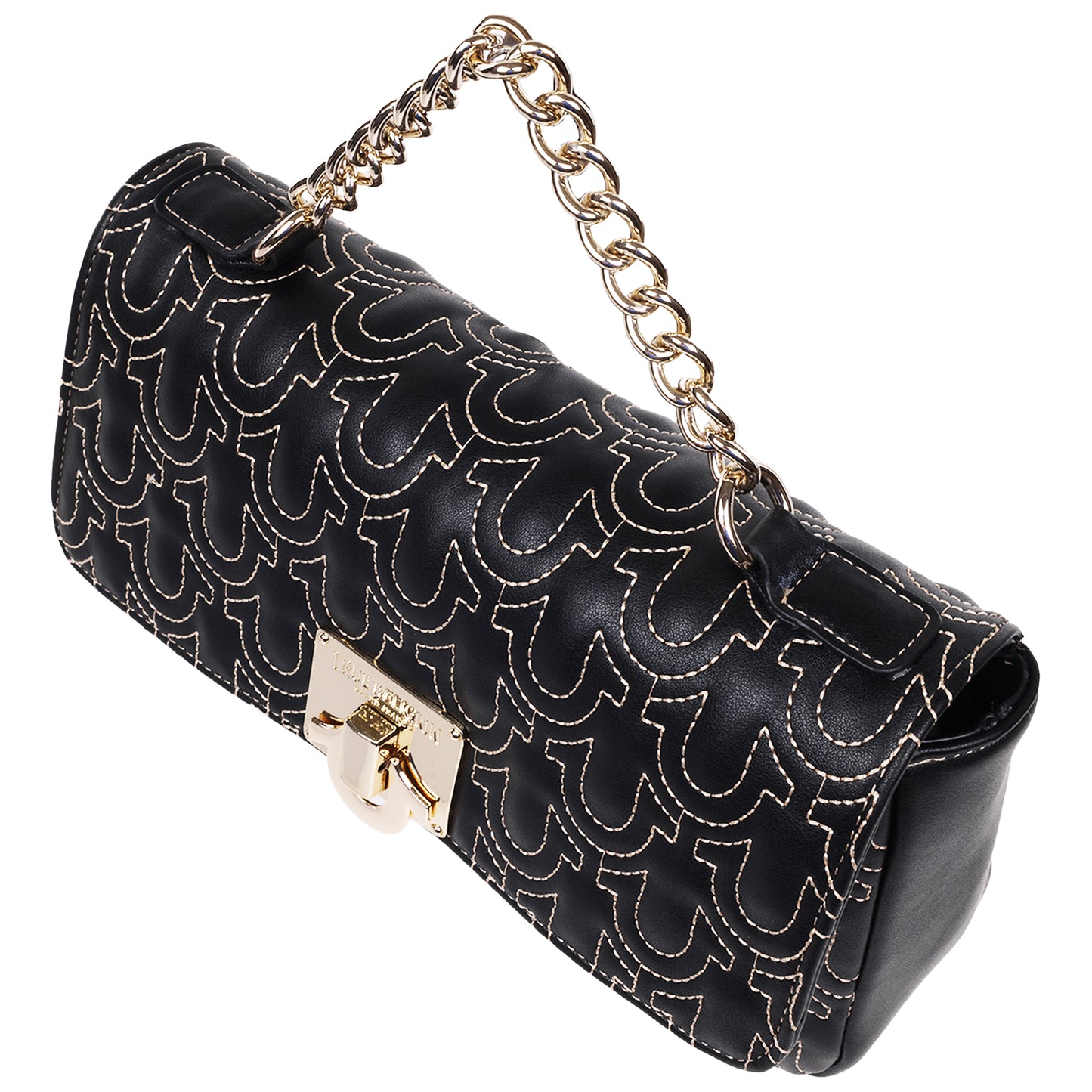 True Religion Horseshoe Quilted Flap Shoulder Bag