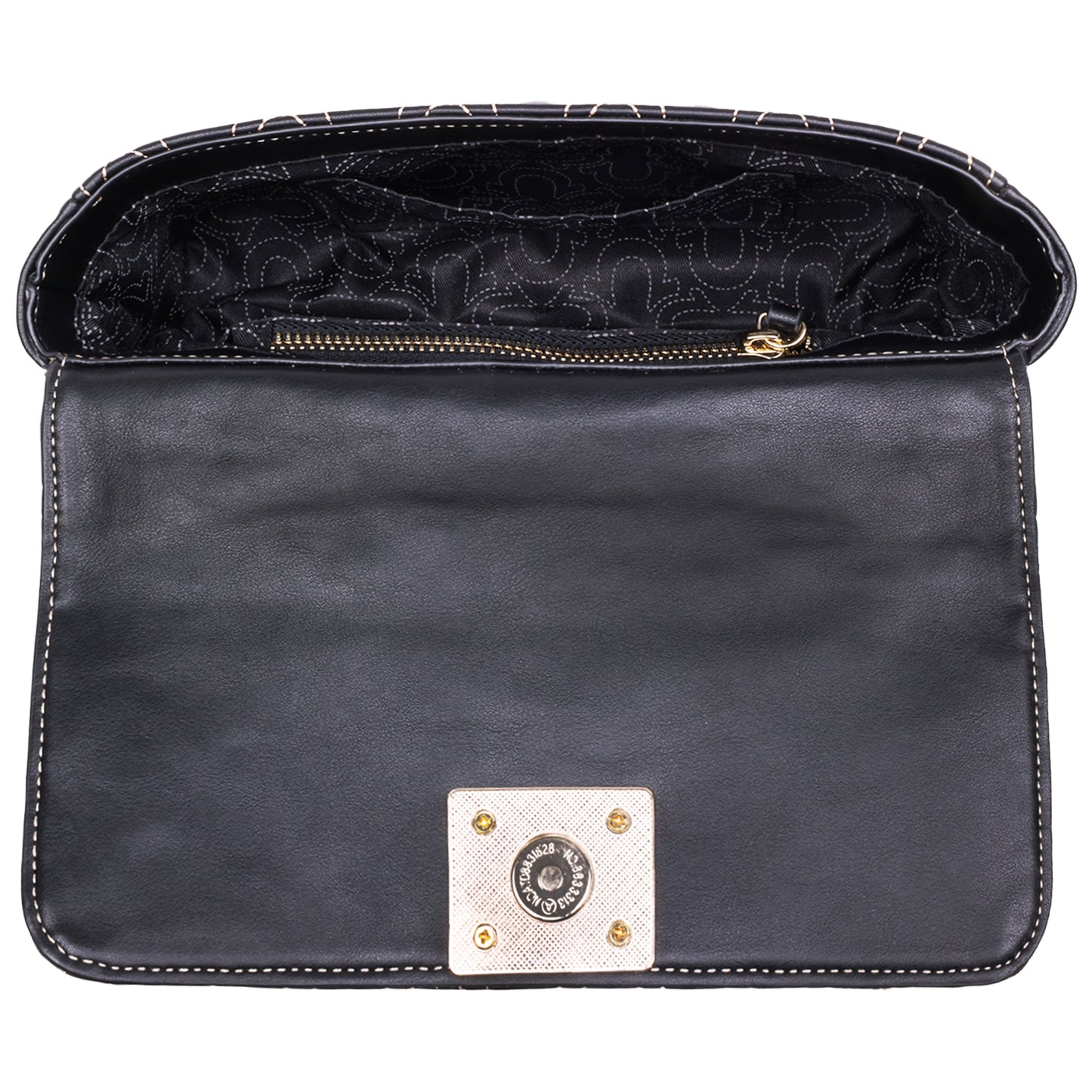 True Religion Horseshoe Quilted Flap Shoulder Bag