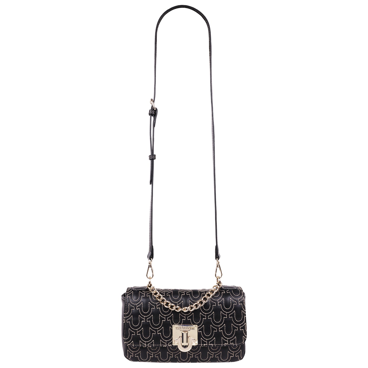 True Religion Horseshoe Quilted Flap Shoulder Bag