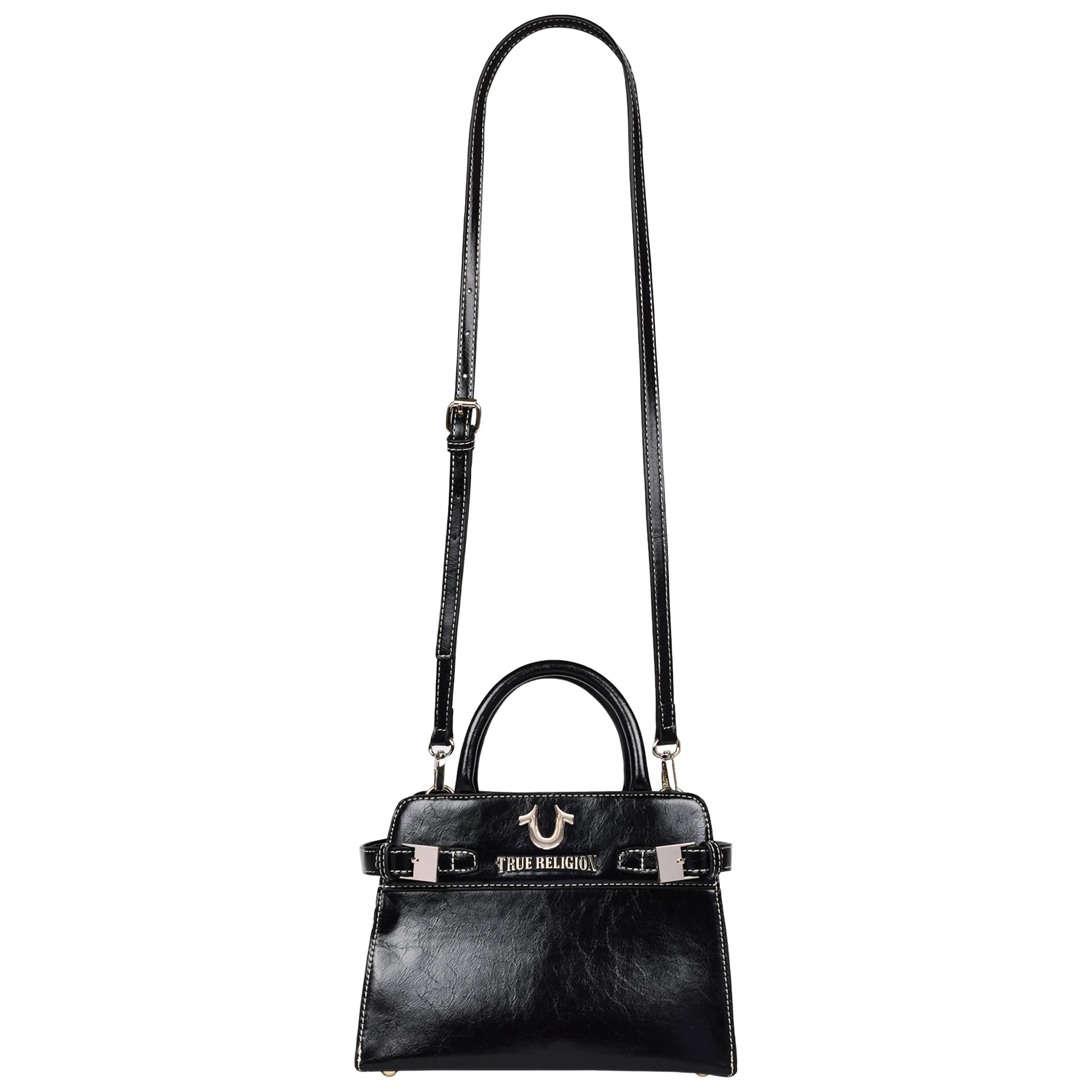 True Religion Buckle Tab Tote