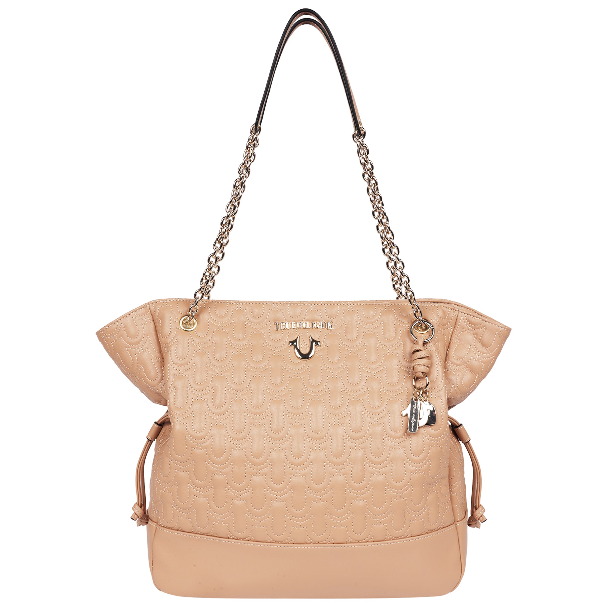 True Religion Cinch Side Soft Logo Tote