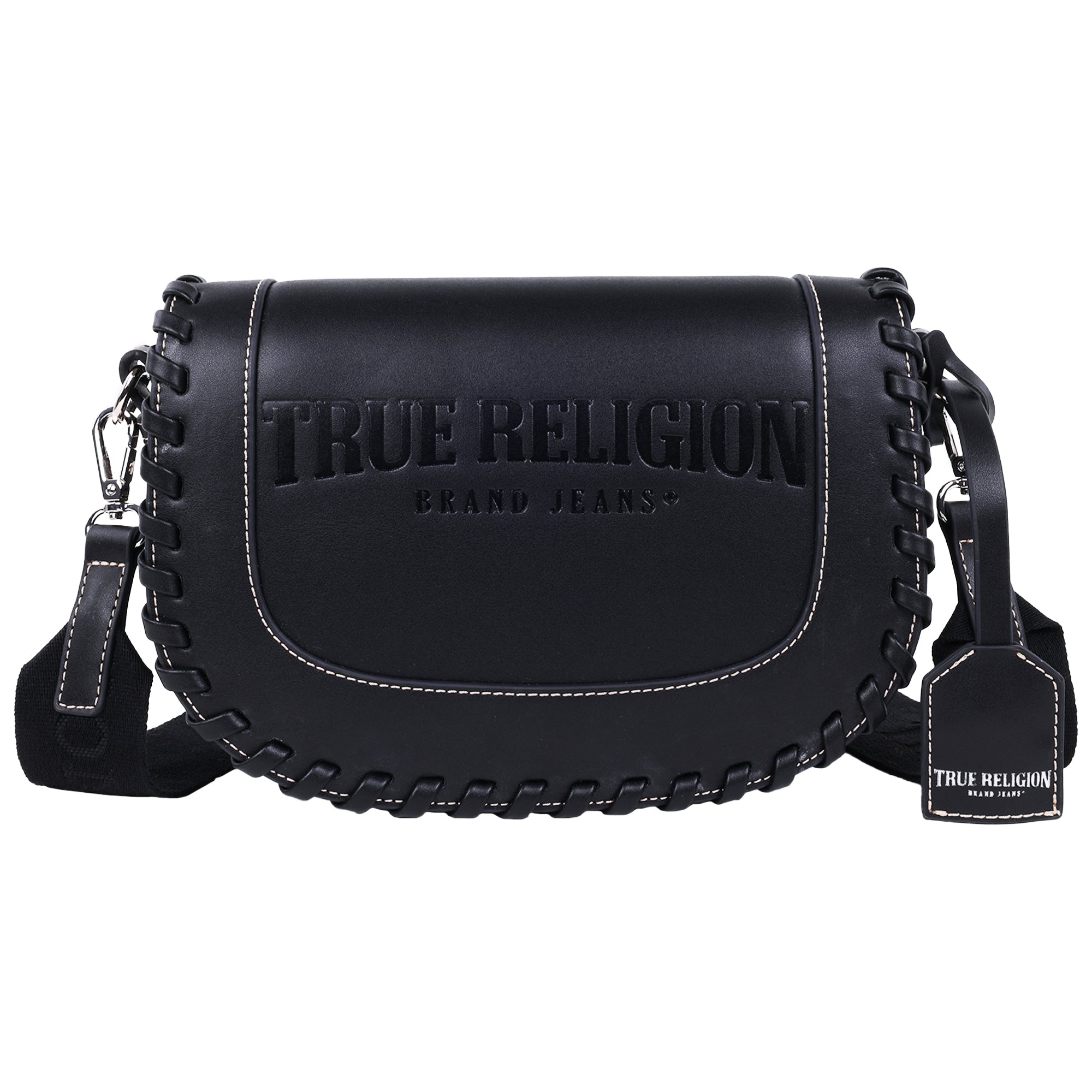 True Religion Whip Stitch Saddle Bag