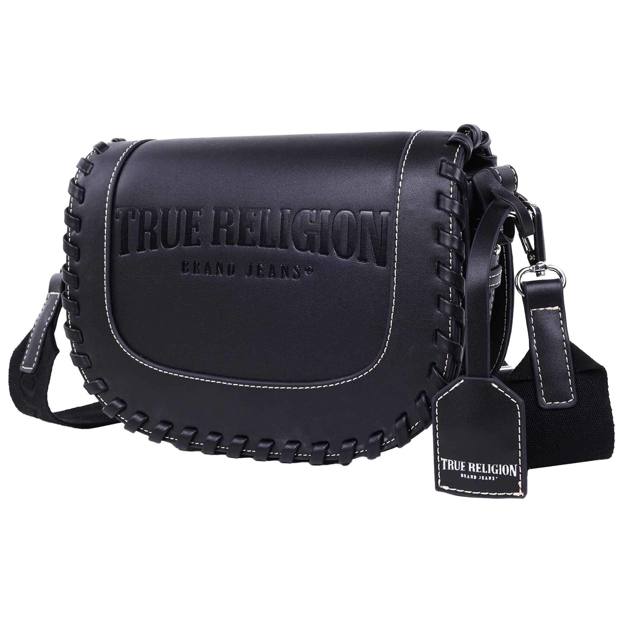 True Religion Whip Stitch Saddle Bag
