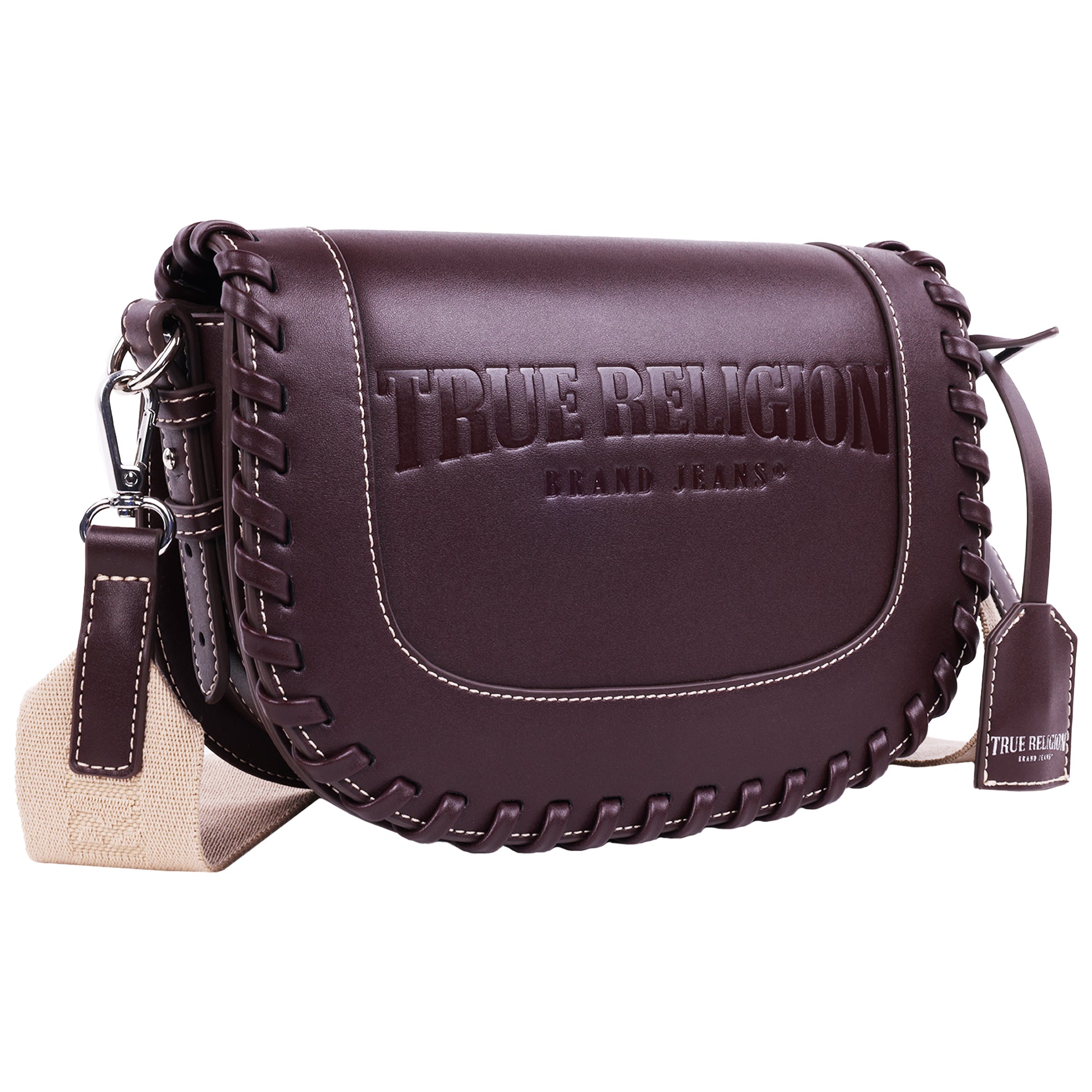 True Religion Whip Stitch Saddle Bag