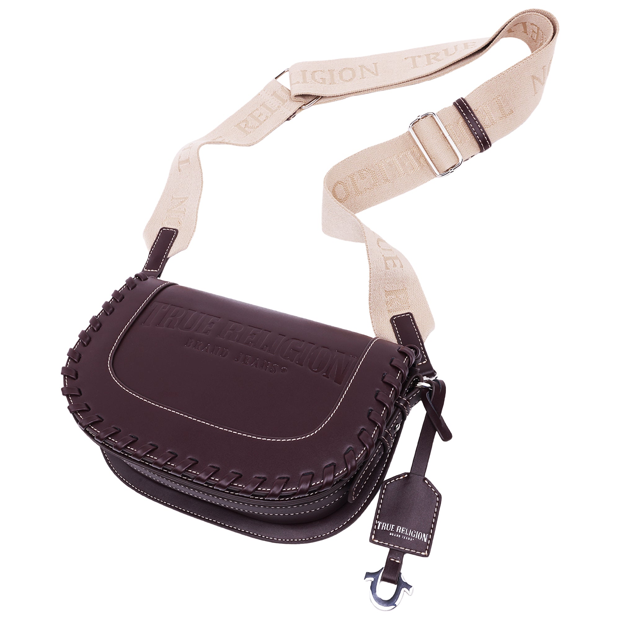 True Religion Whip Stitch Saddle Bag