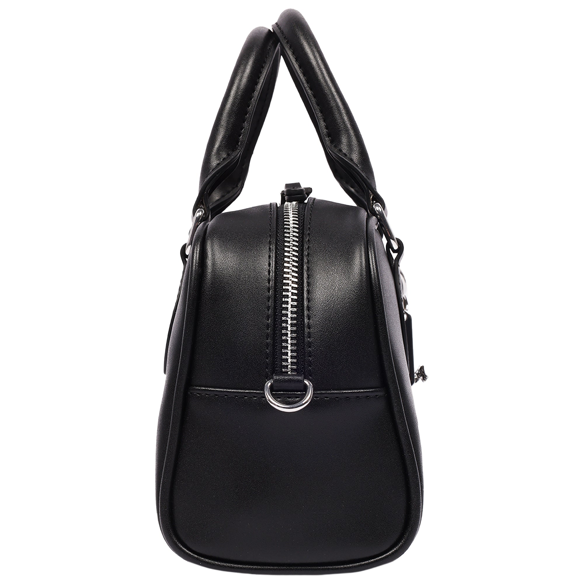 True Religion Bombe Logo Satchel with Charm