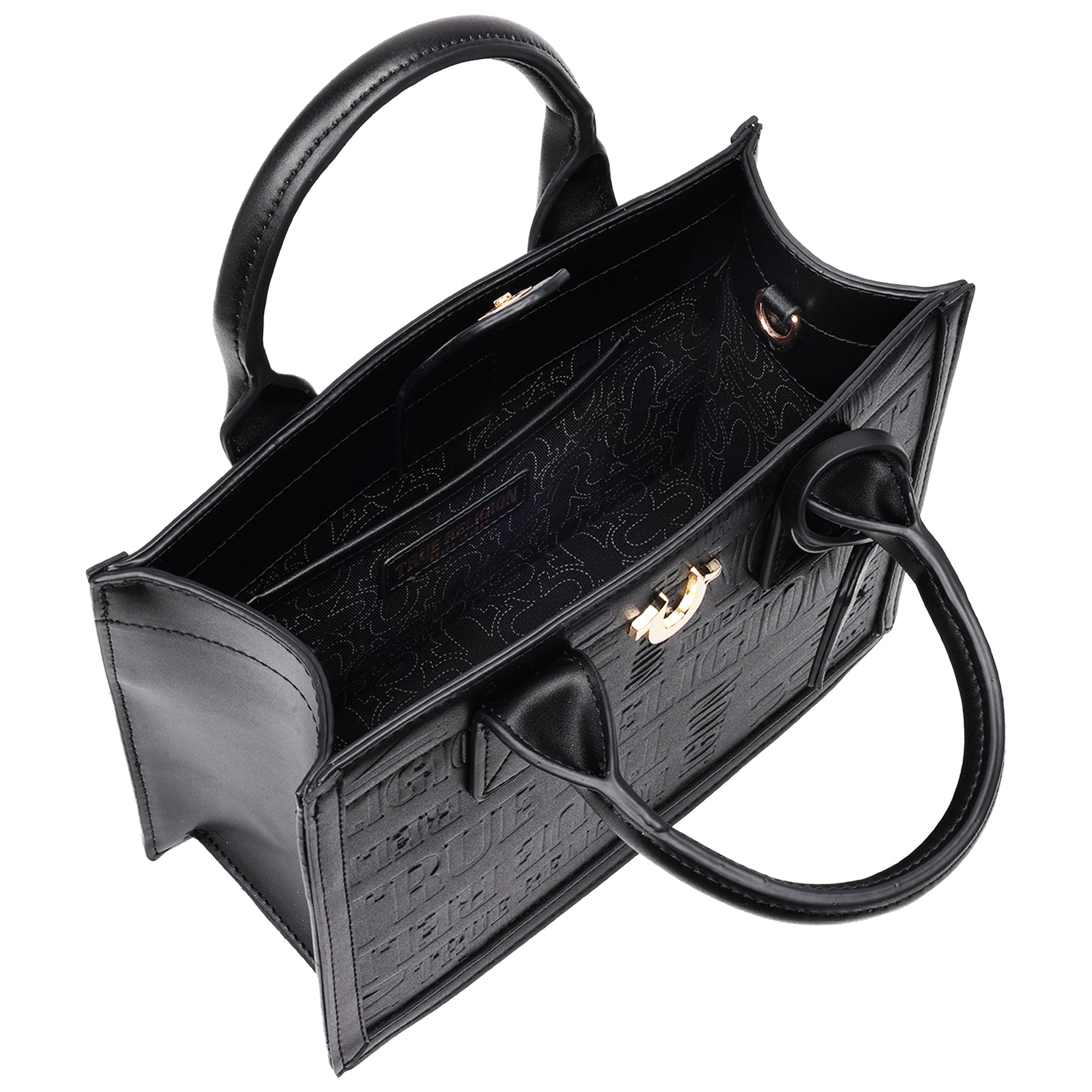 True Religion Mega Logo Modern Tote
