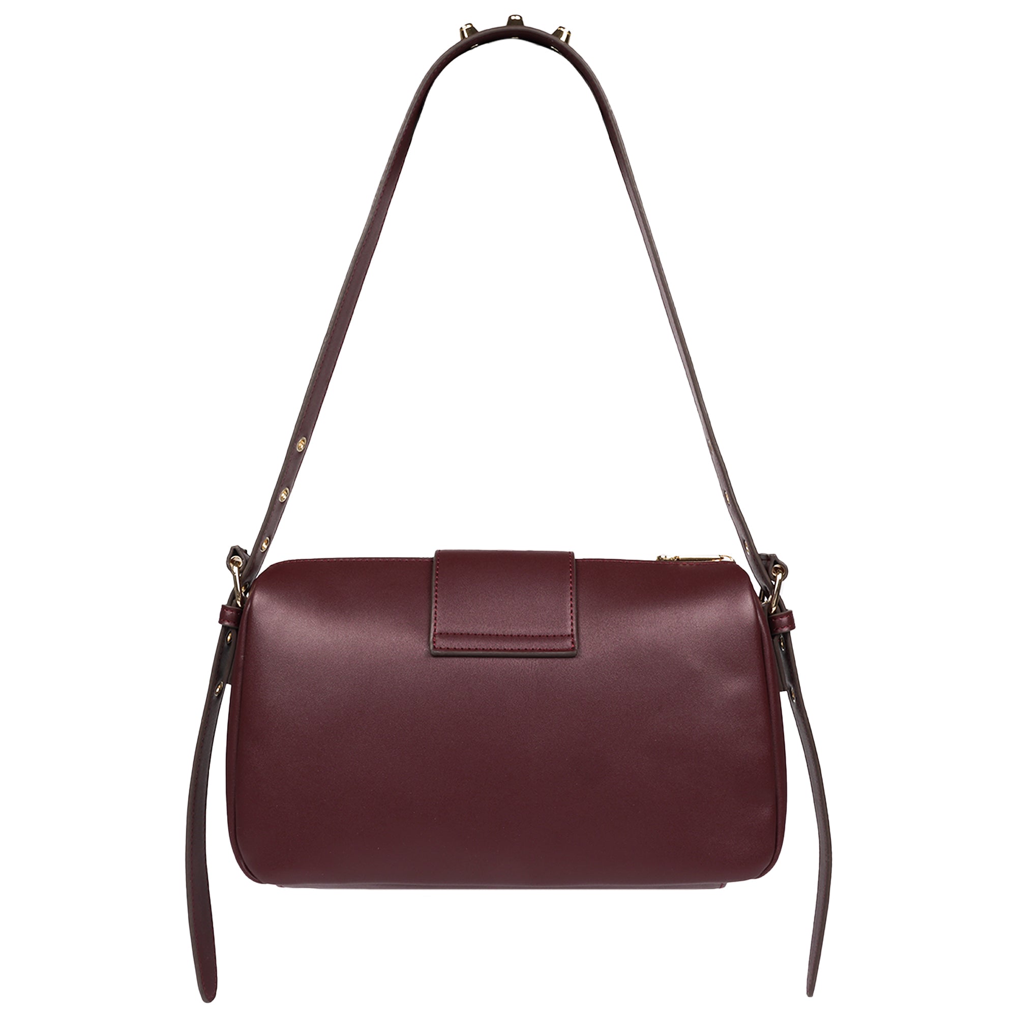 True Religion East West Shoulder Bag with Belt Buckle Tab