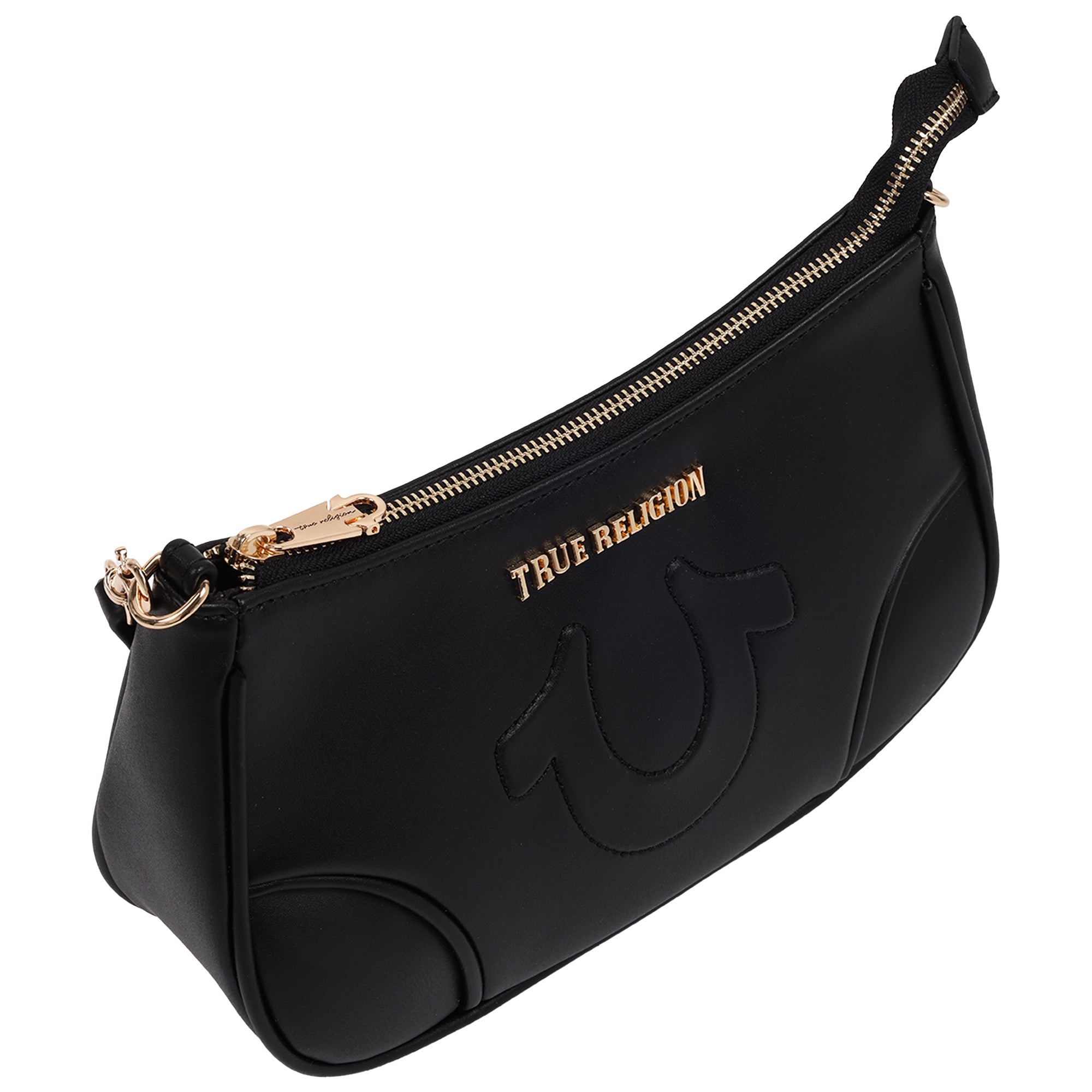 True Religion Trapunto Logo Shoulder Bag