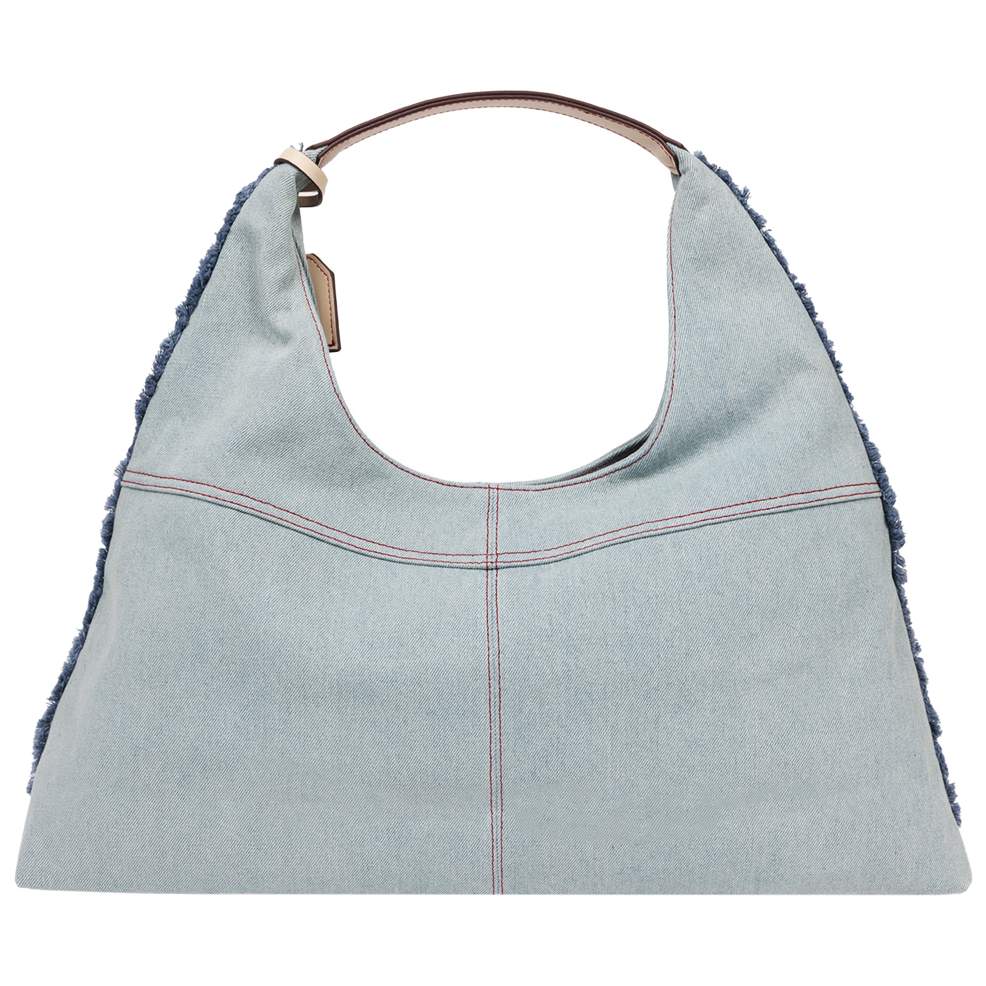 True Religion Arden Contrast Stitch Denim Hobo Bag