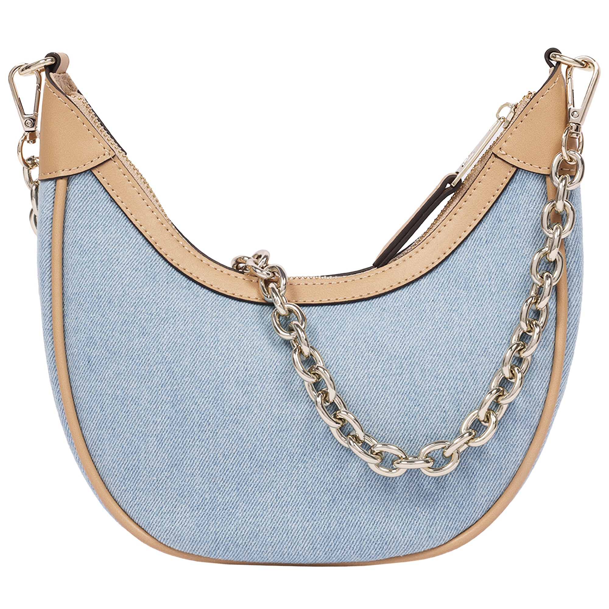 True Religion Bailey Denim & PU Hobo Bag – Denim