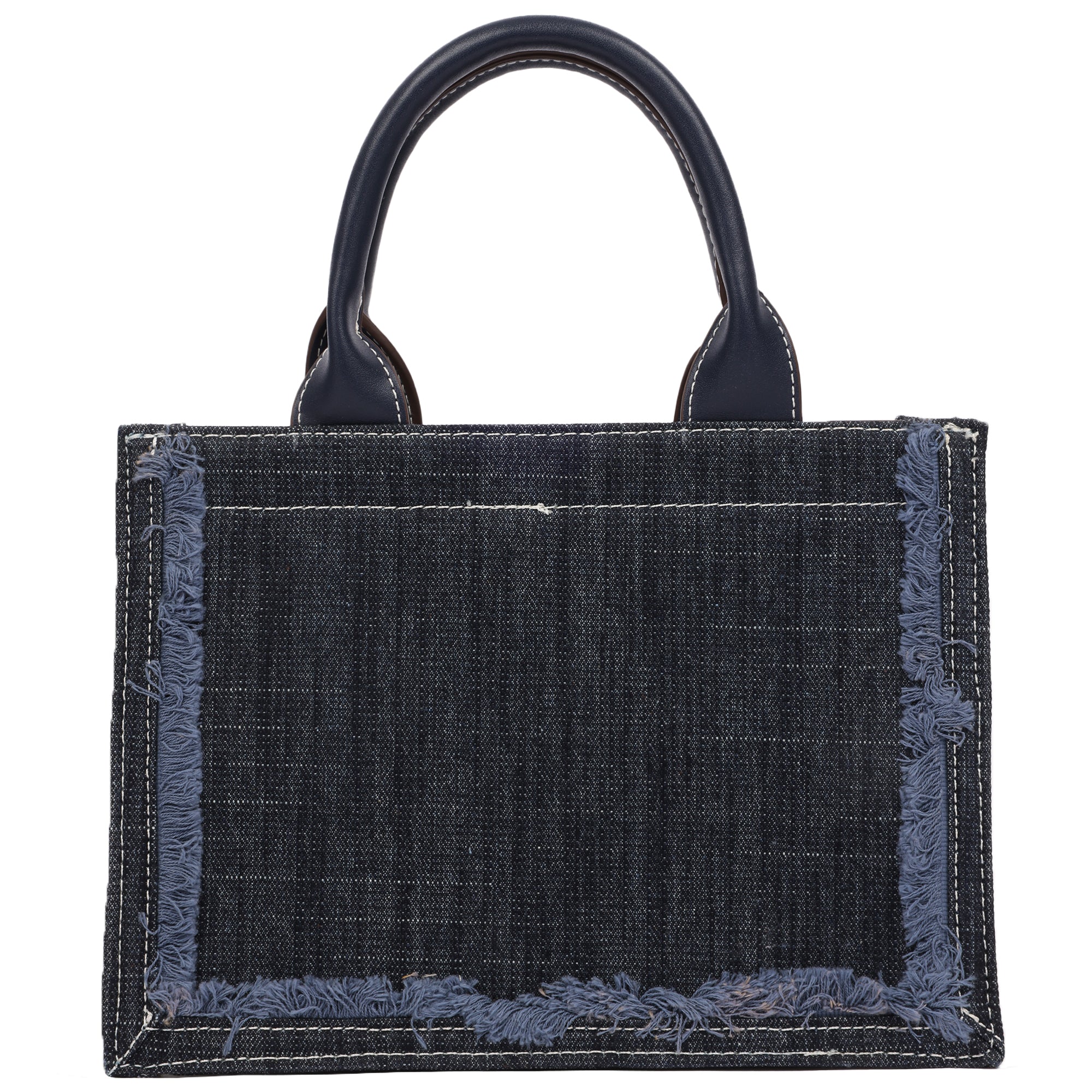 True Religion Denim Moto Frayed Tote Bag