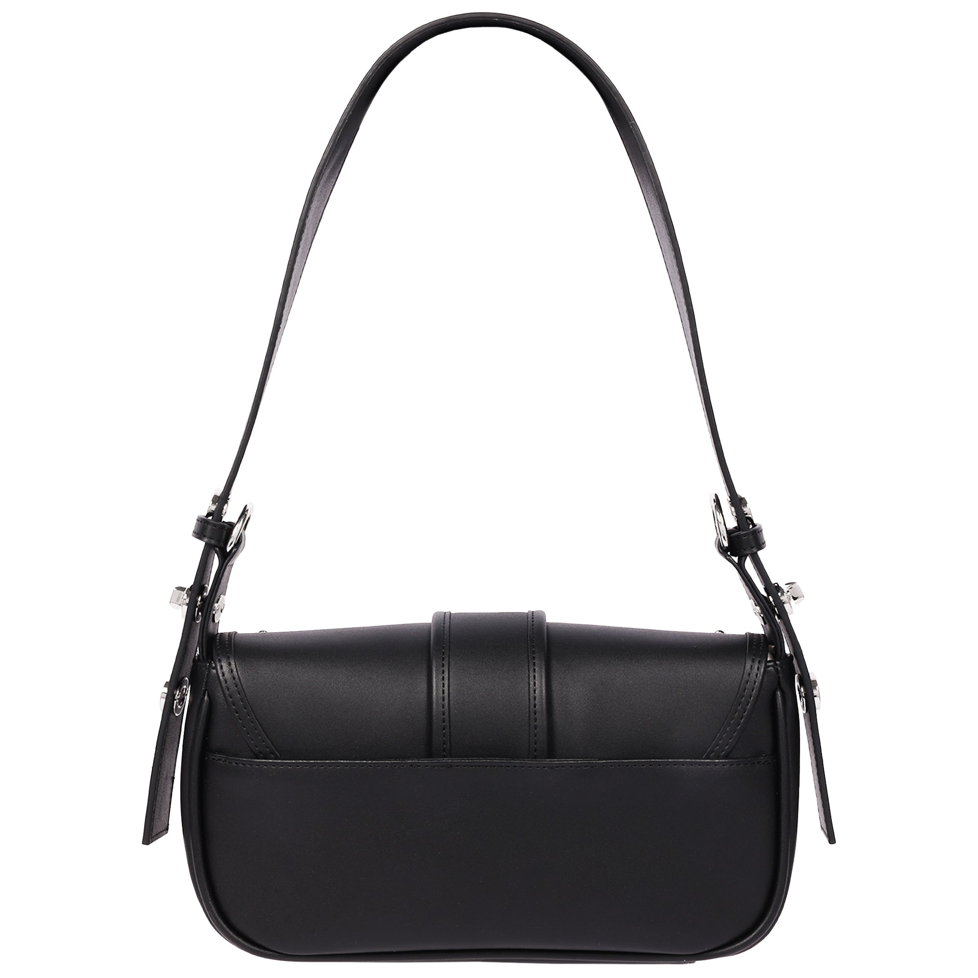 True Religion Smooth Moto Studded Shoulder Bag