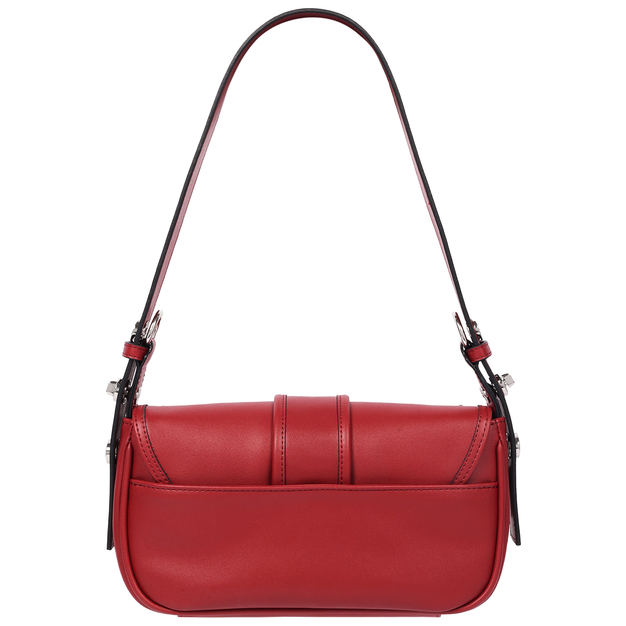 True Religion Smooth Moto Studded Shoulder Bag