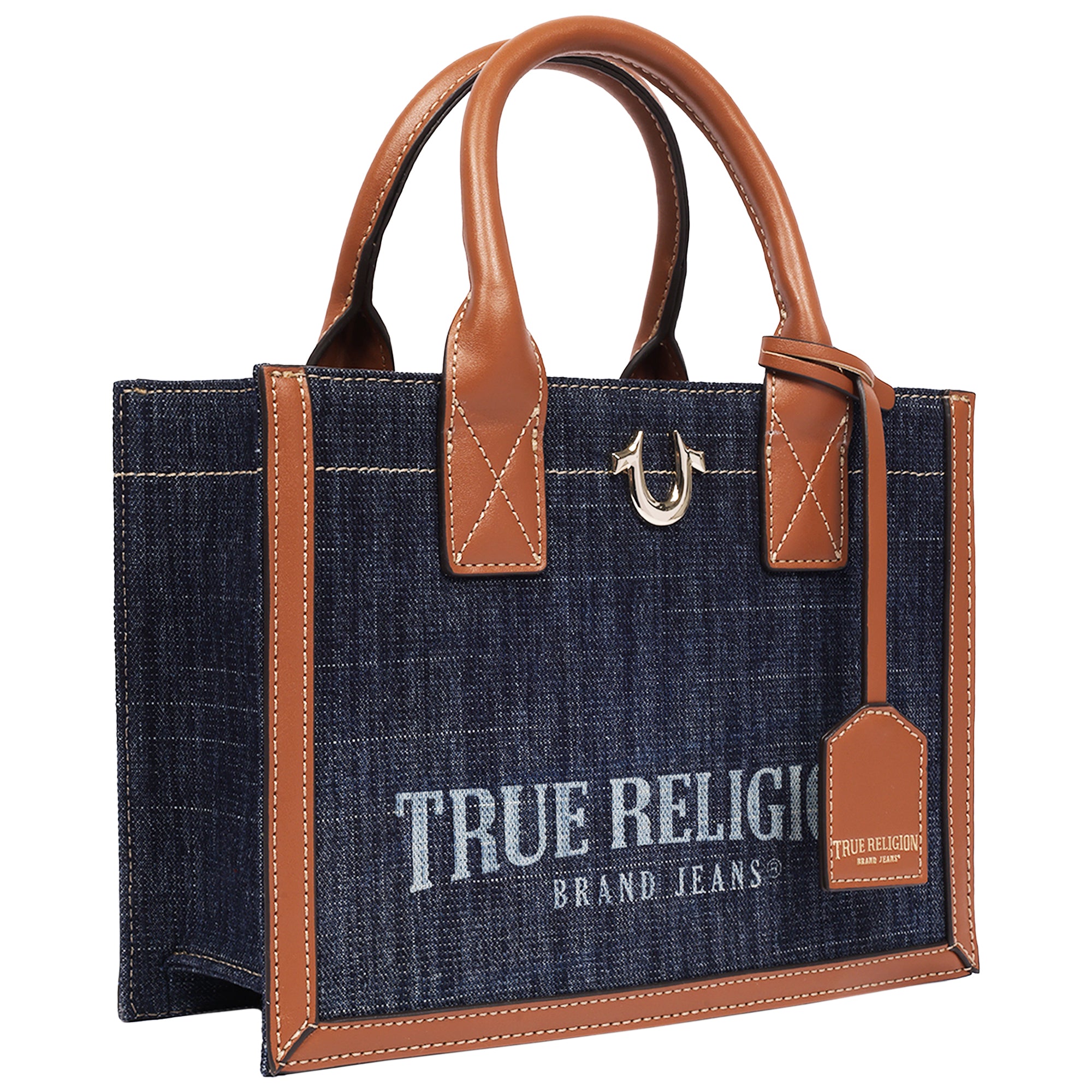 True Religion Modern Edge Denim Tote