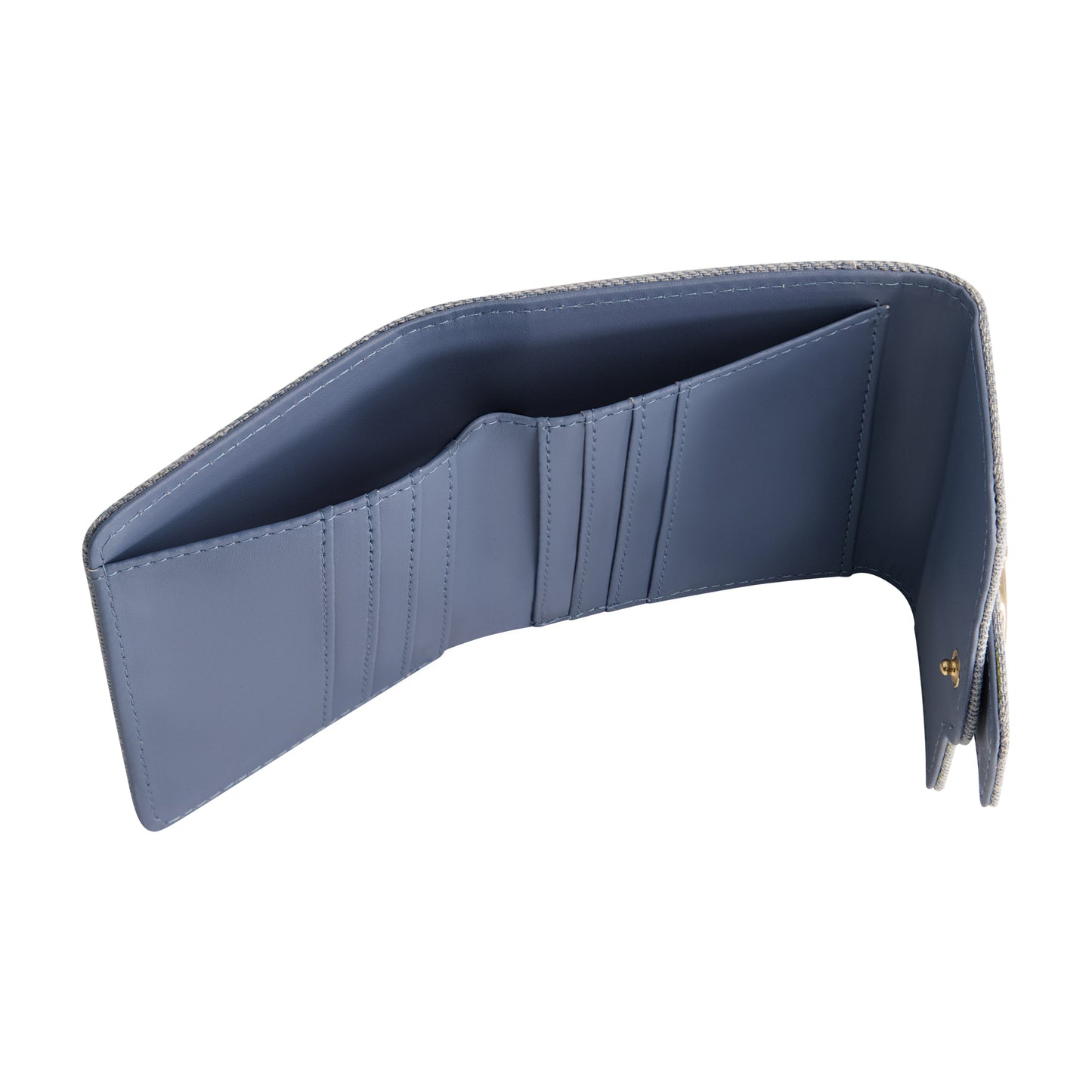 True Religion Denim Small Horseshoe Wallet, LIGHT BLUE